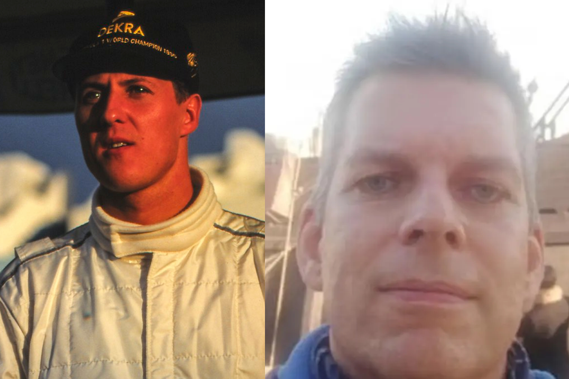 Michael Schumacher y Markus Fritsche, su guardaespaldas que es acusado de chantaje