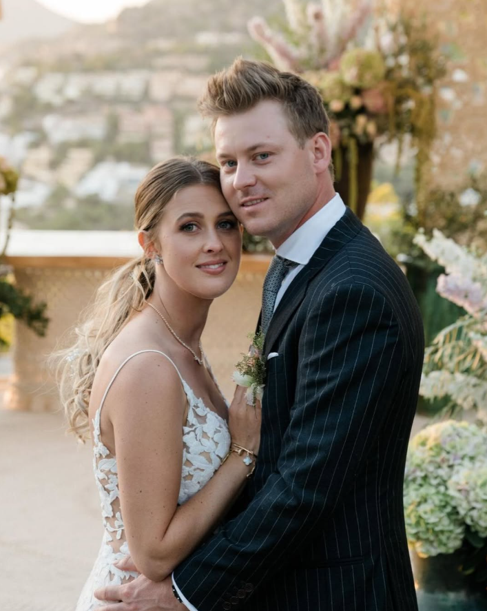 Gina Schumacher e Iain Bethke, el día de su boda