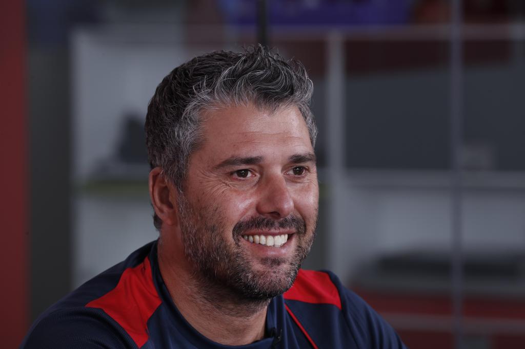 Pascual Momparler, en una visita a MARCA.