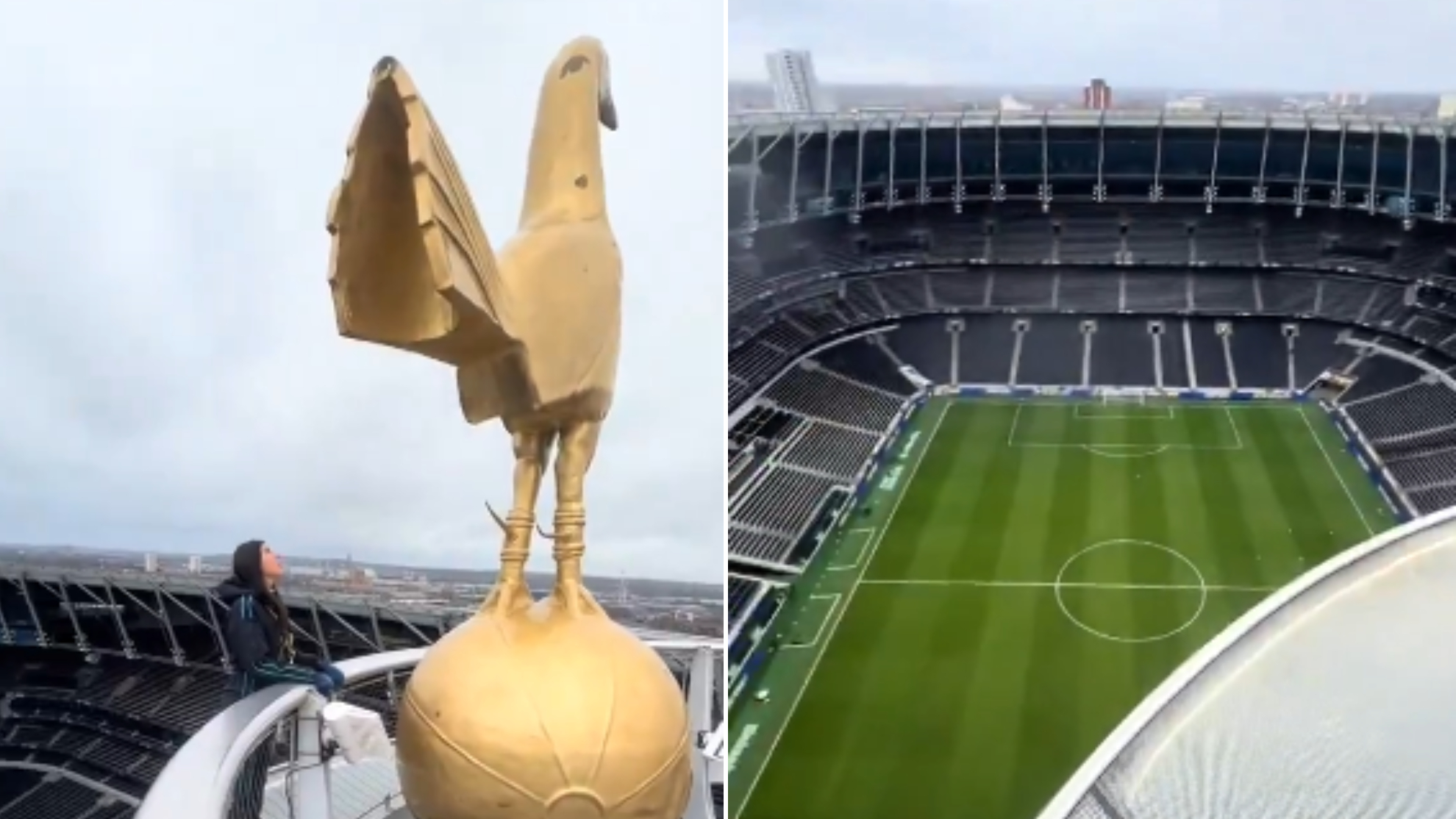 El 'Skywalk' del estadio del Tottenham.