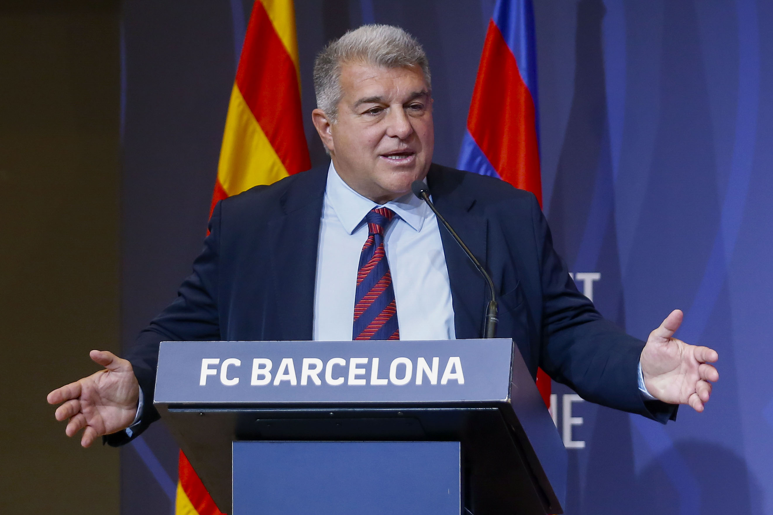 Joan Laporta, presidente del Barcelona.