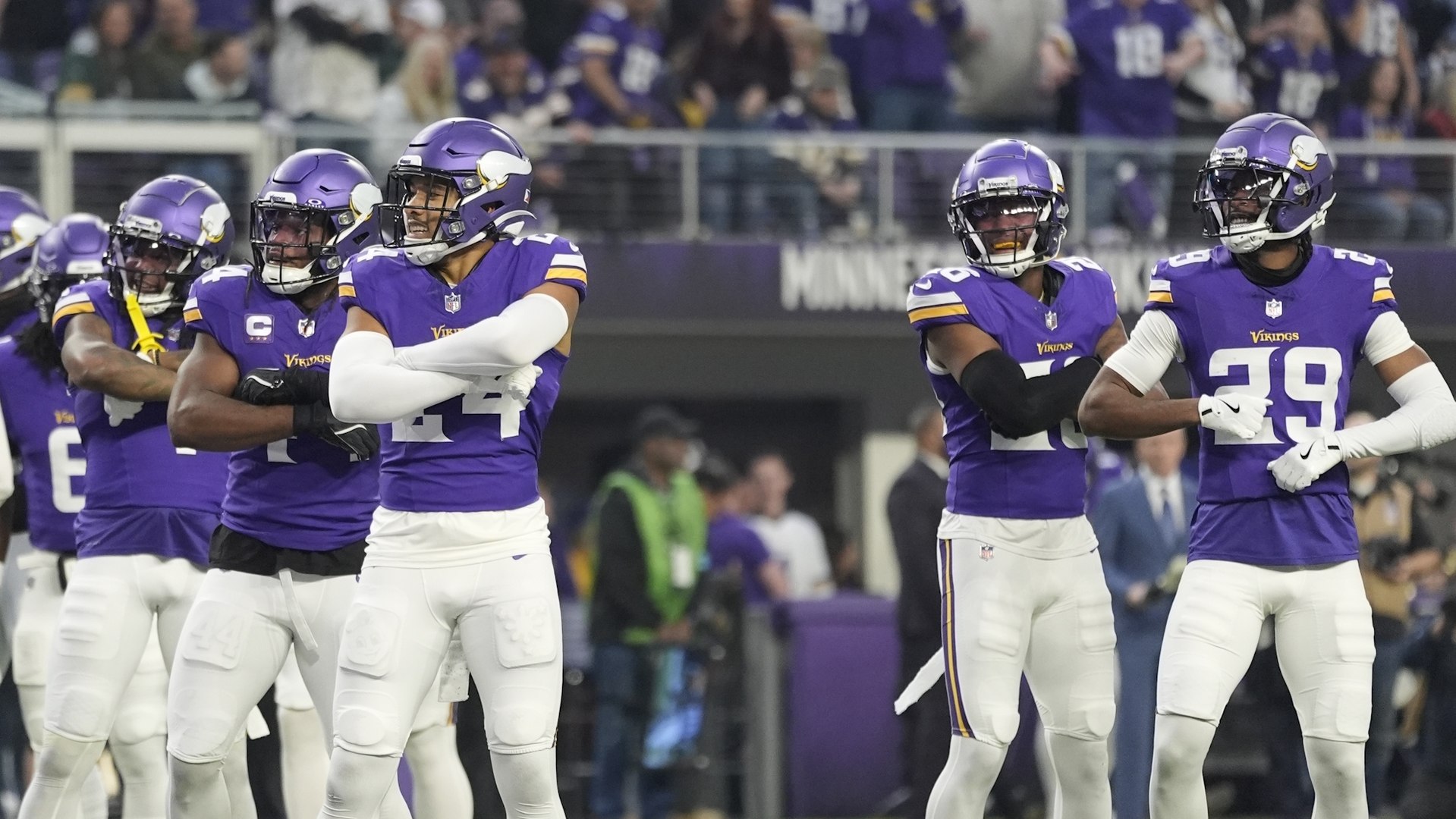 The Minnesota Vikings' defense celebrated a big turnover - by doing a 'High School Musical' dance.