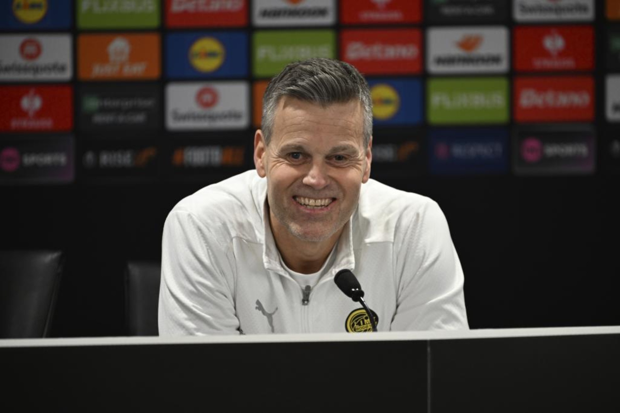Kjetil Knudsen, en rueda de prensa.