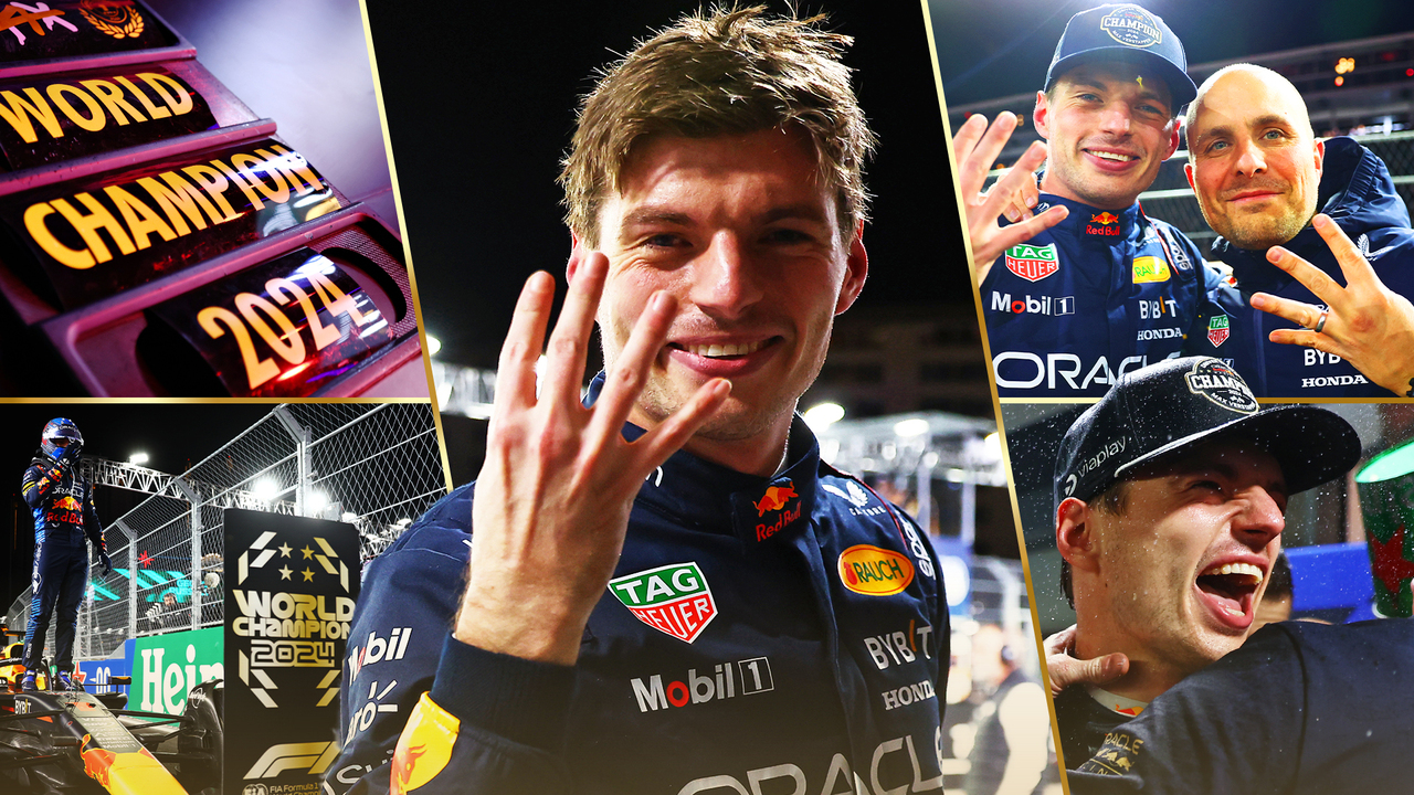 Max Verstappen, tres veces campeón del mundo