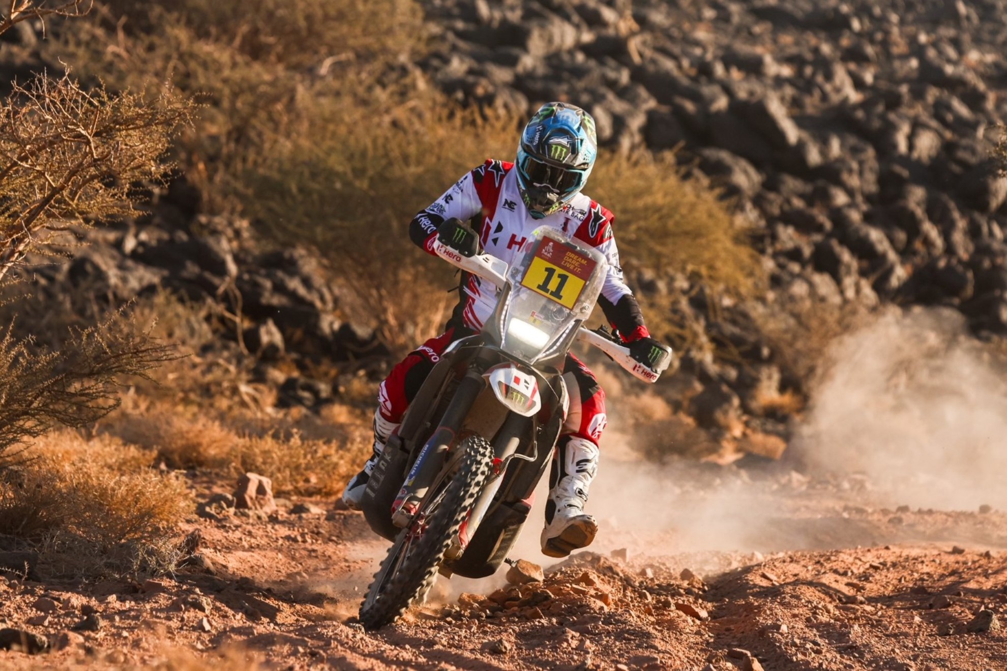 Nacho Cornejo, durante el presente Dakar 2025