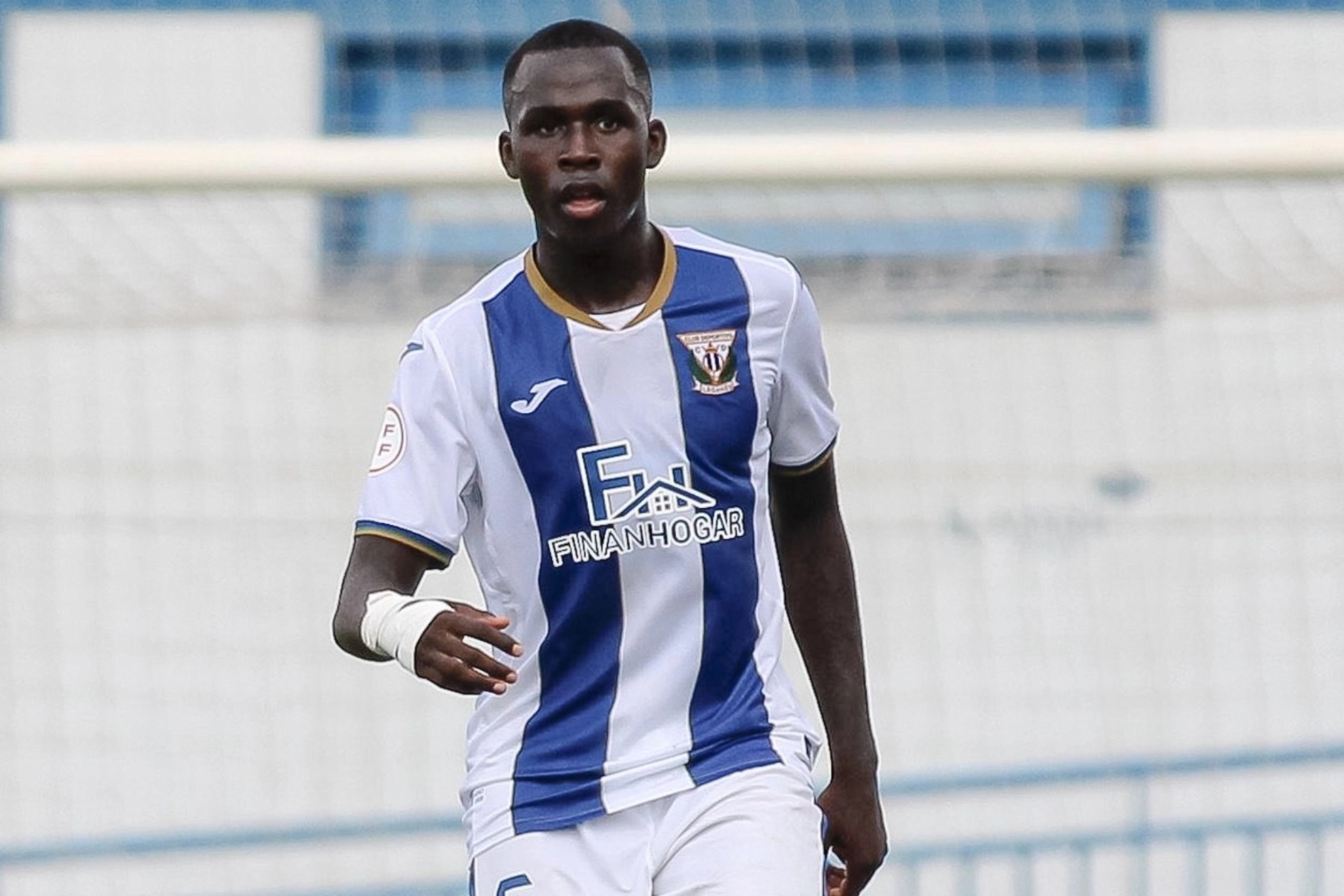 Lamini Fati, in a match with Leganés.