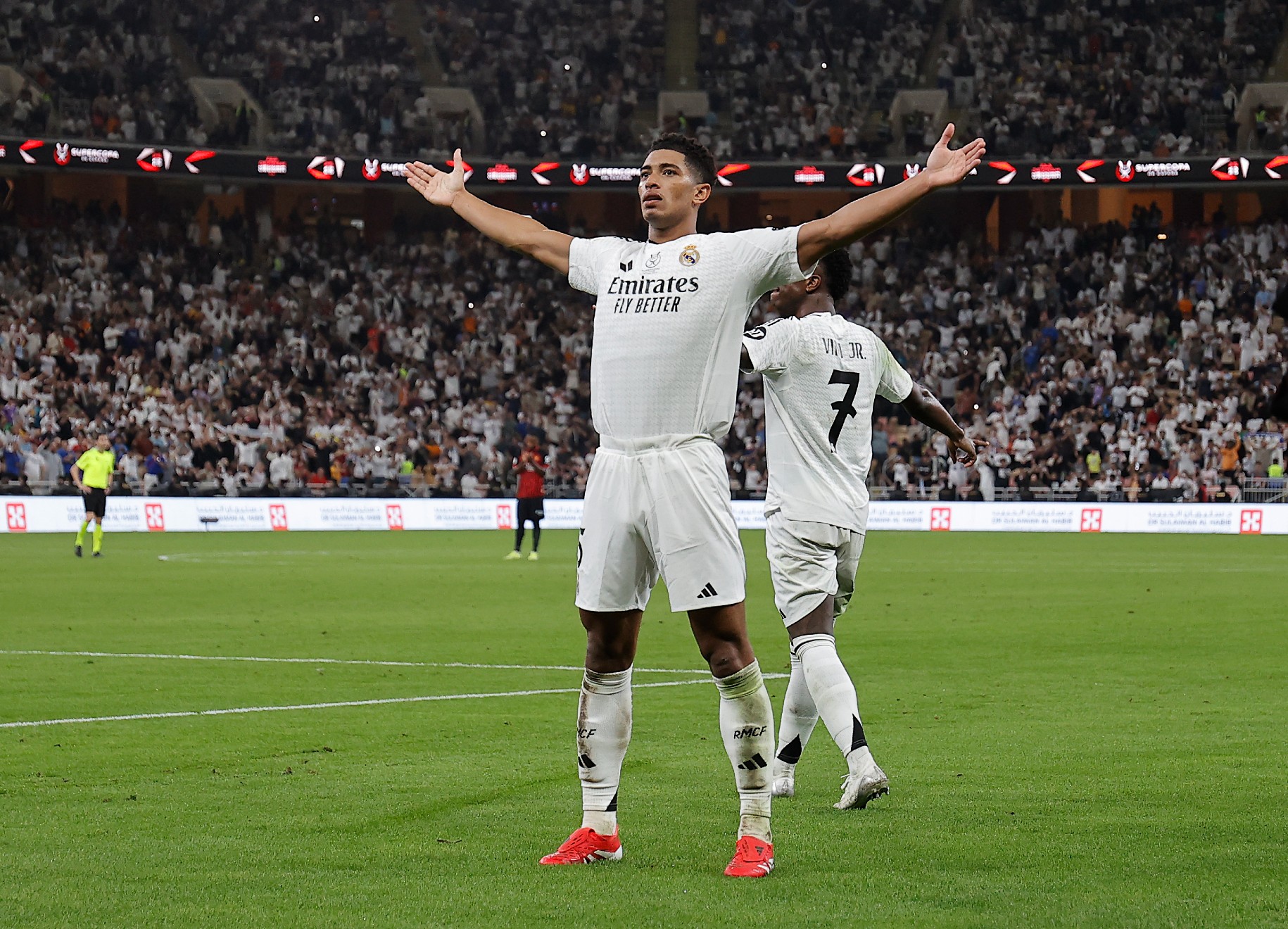 Jude Bellingham, celebrando el gol del triunfo ante el Mallorca