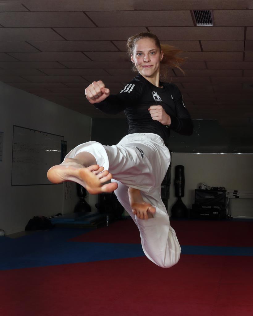 Viviana Marton posa para MARCA en el Hankuk.