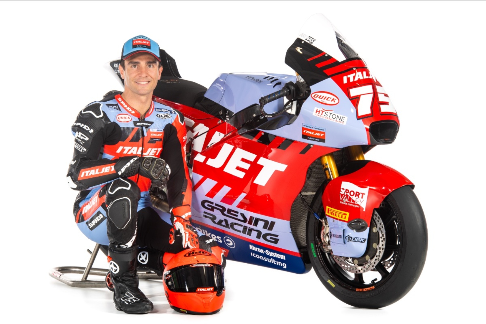 Albert Arenas, con su Moto2.