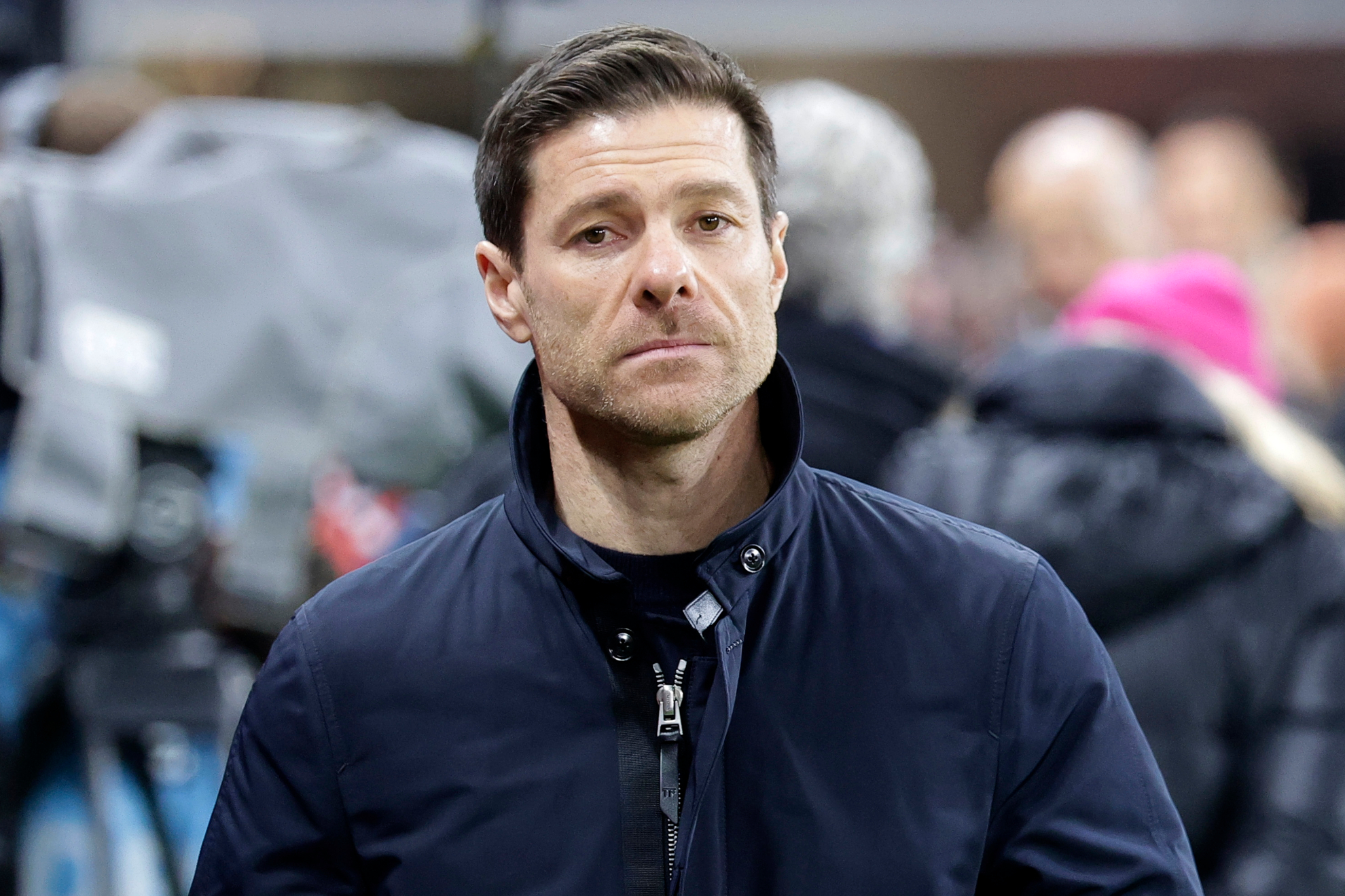 Xabi Alonso, en el banquillo del Bayer.