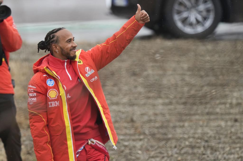 Hamilton y su primer día en pista con Ferrari, así ha sido el estreno