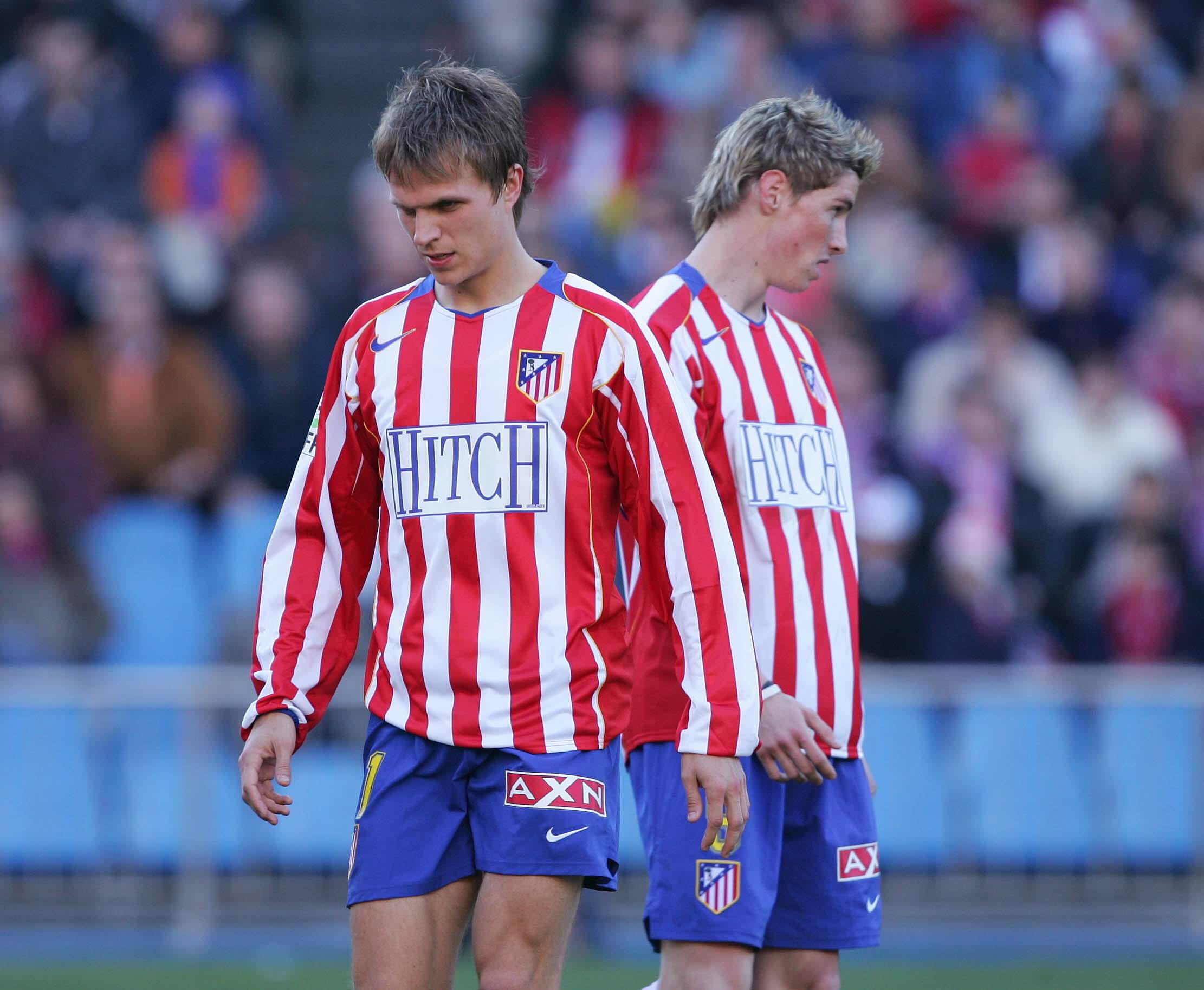 Gronkjaer, en su etapa del Atlético con Torres.