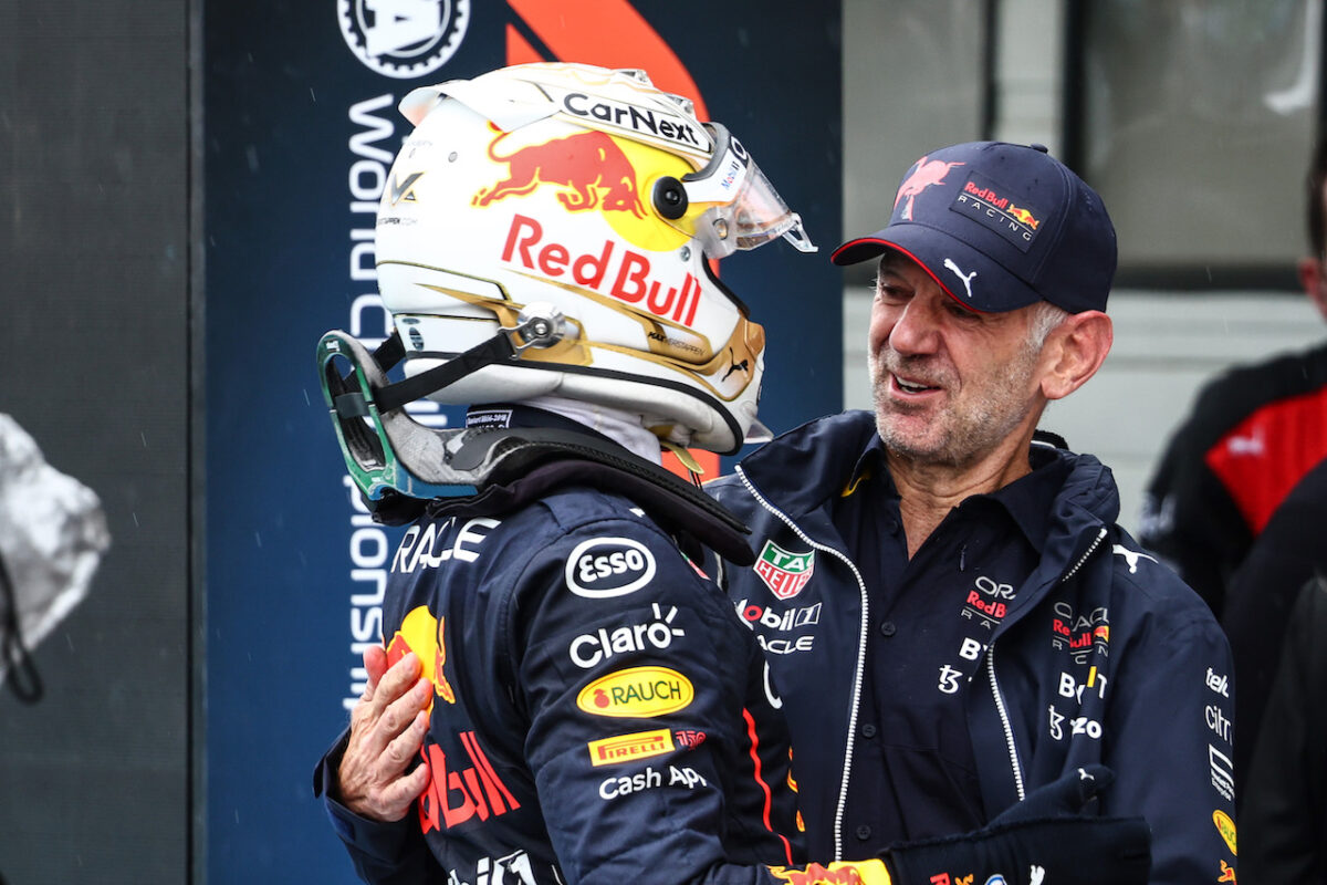 Verstappen y Newey en una imagen de archivo.