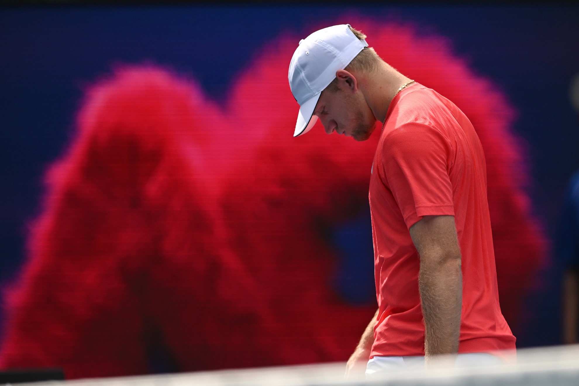 Davidovich. durante su último partido en el Open de Australia.