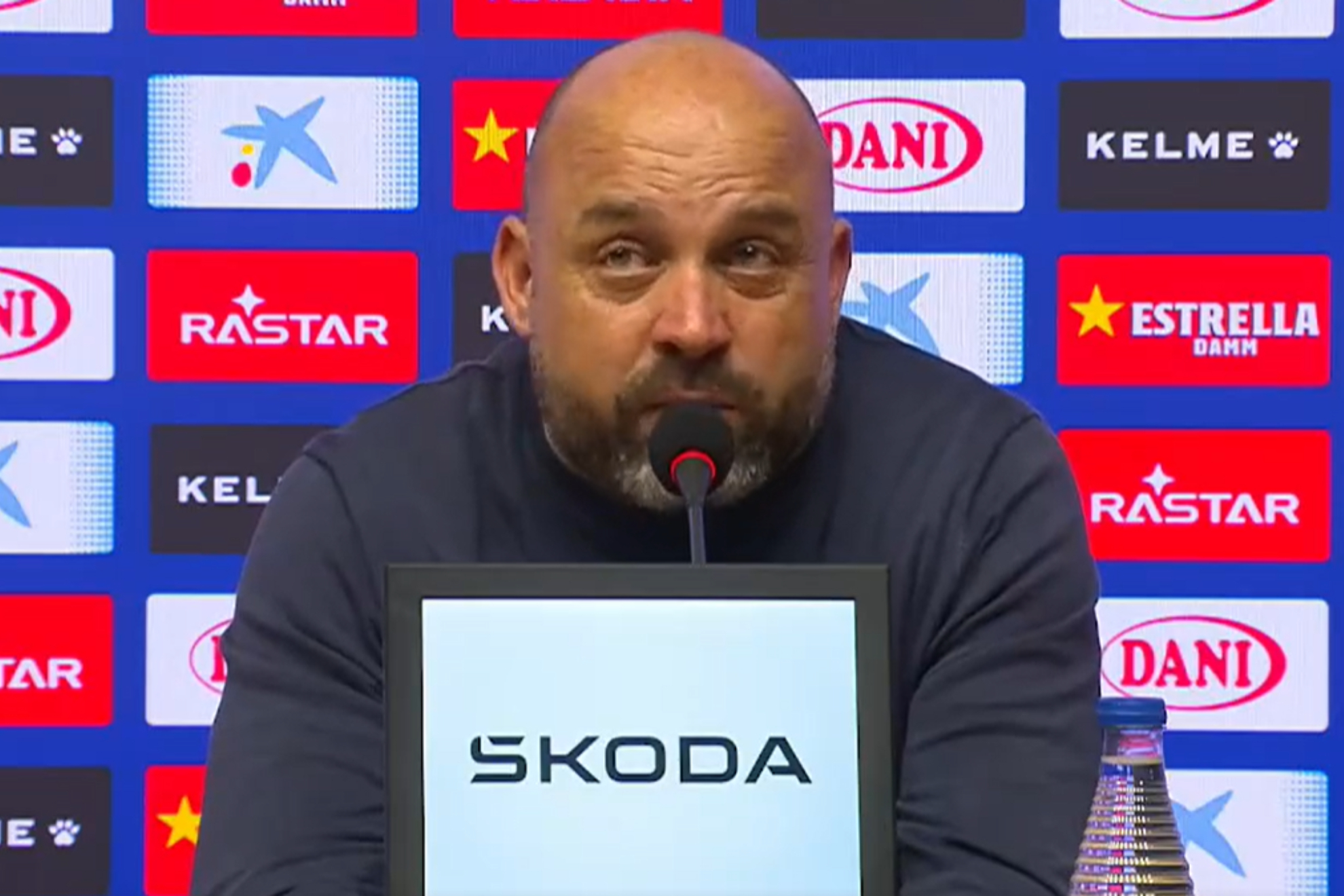 Manolo González, en rueda de prensa.
