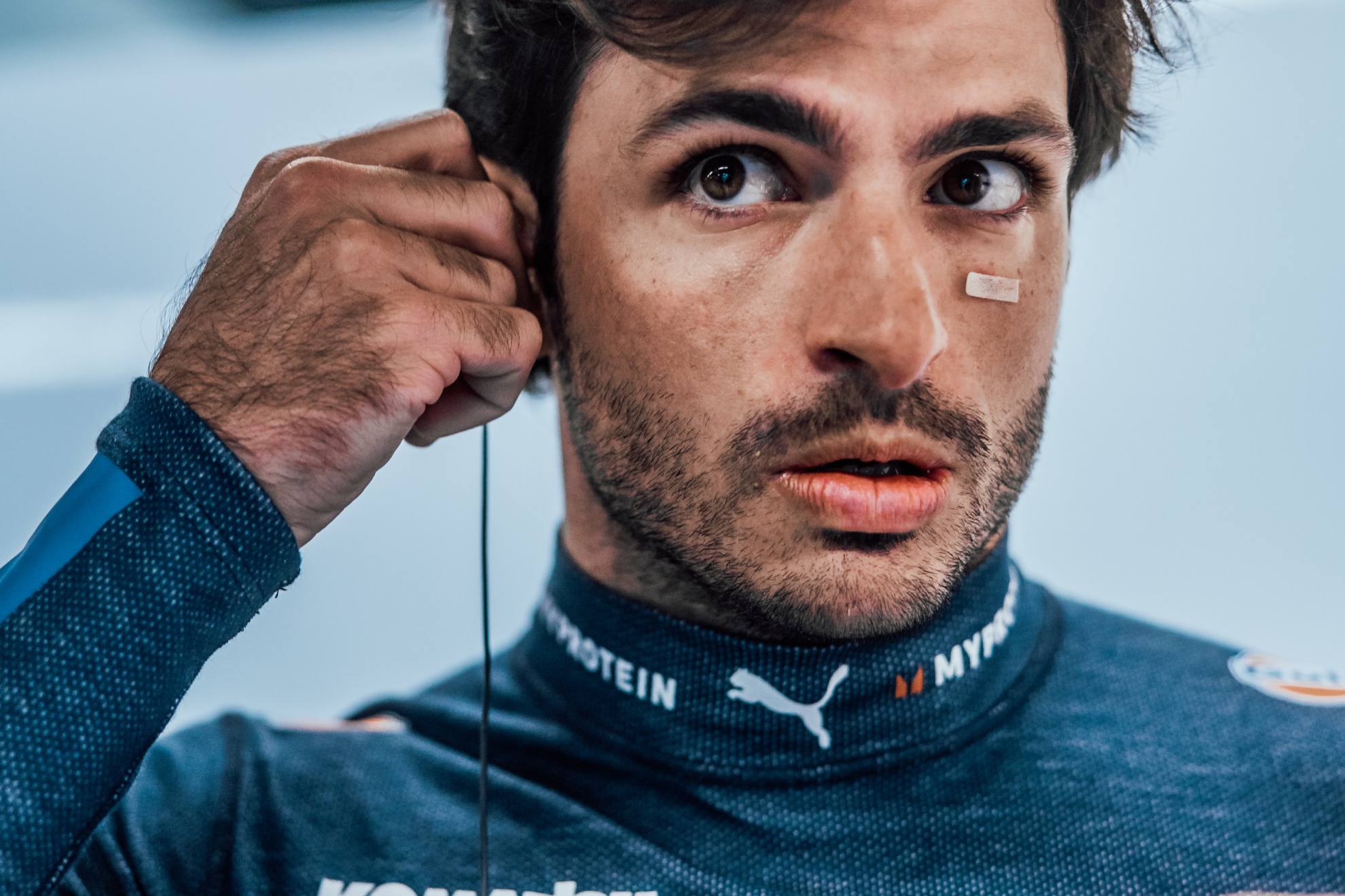 Sainz, con su nuevos colore de Williams F1.