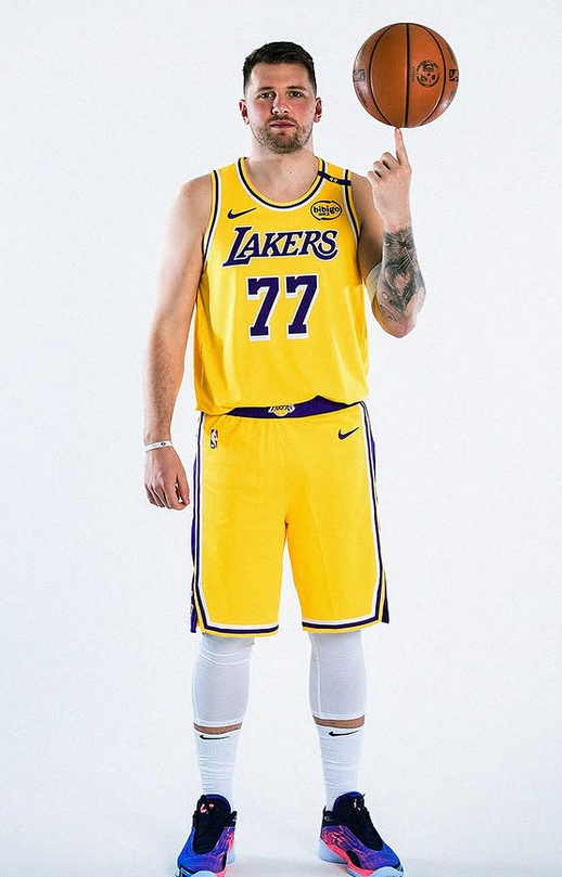 Primeras imágenes de Luka Doncic con la camiseta de los Lakers