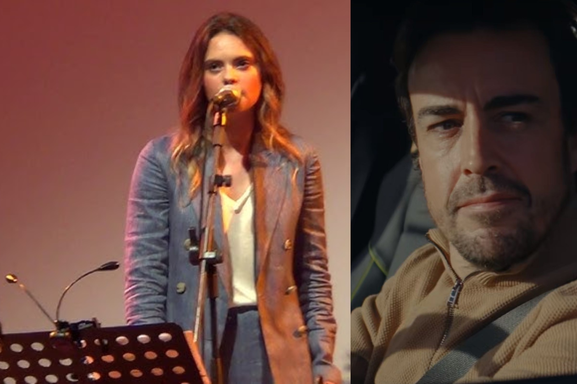 Alonso aparece en un video de Tiktok de Francesca Michielin