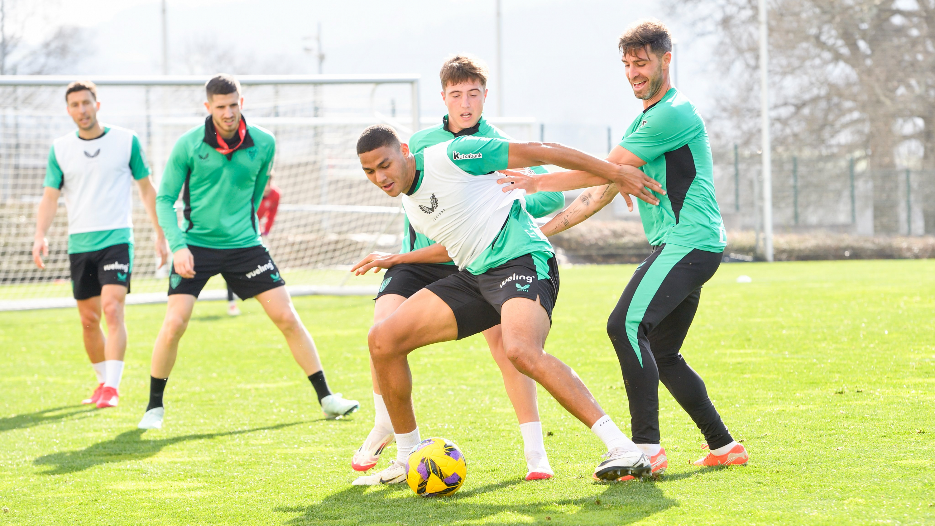 Último entrenamiento deportivo antes de recibir Girona