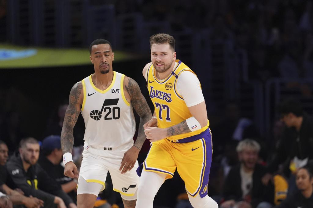 Las mejores imágenes del debut de Luka Doncic con Los Angeles Lakers