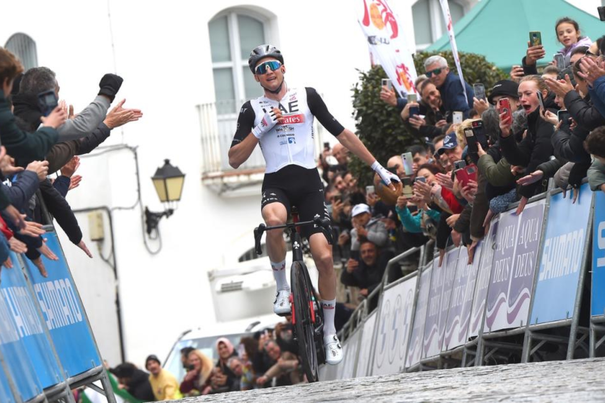 Tim Wellens, en el regreso del ciclismo en Andalucía-Ruta del Sol de 2023.