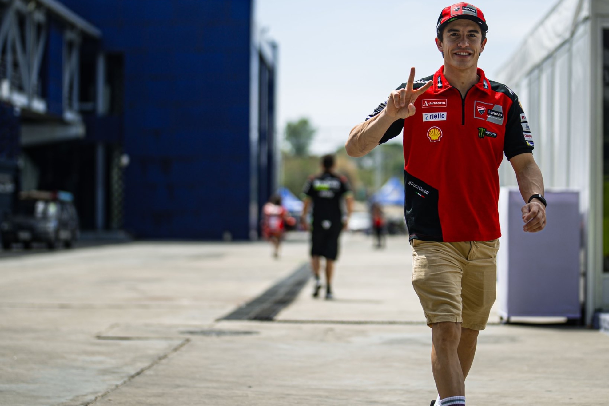 Marc Márquez, en el circuito de Buriram.