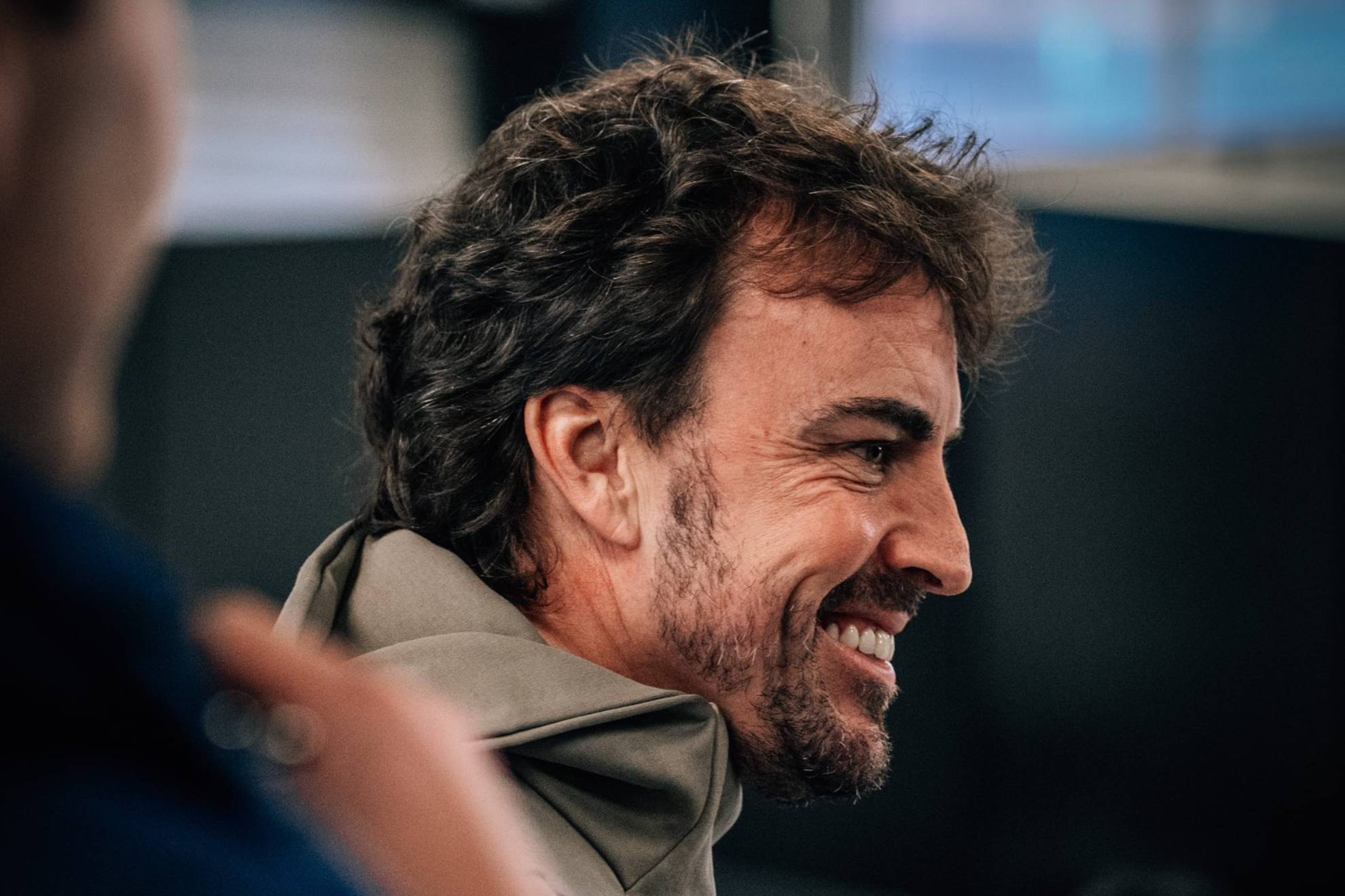 Fernando Alonso en el test del circuito de Barcelona.