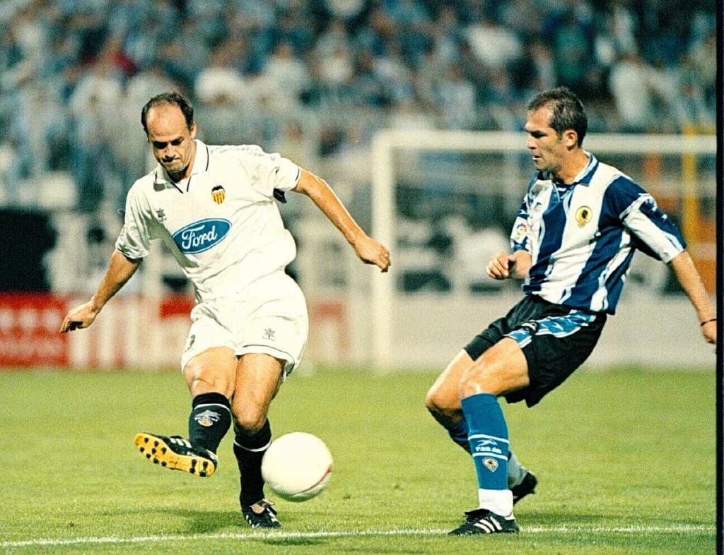 Fernando, en un Valencia-Hércules.