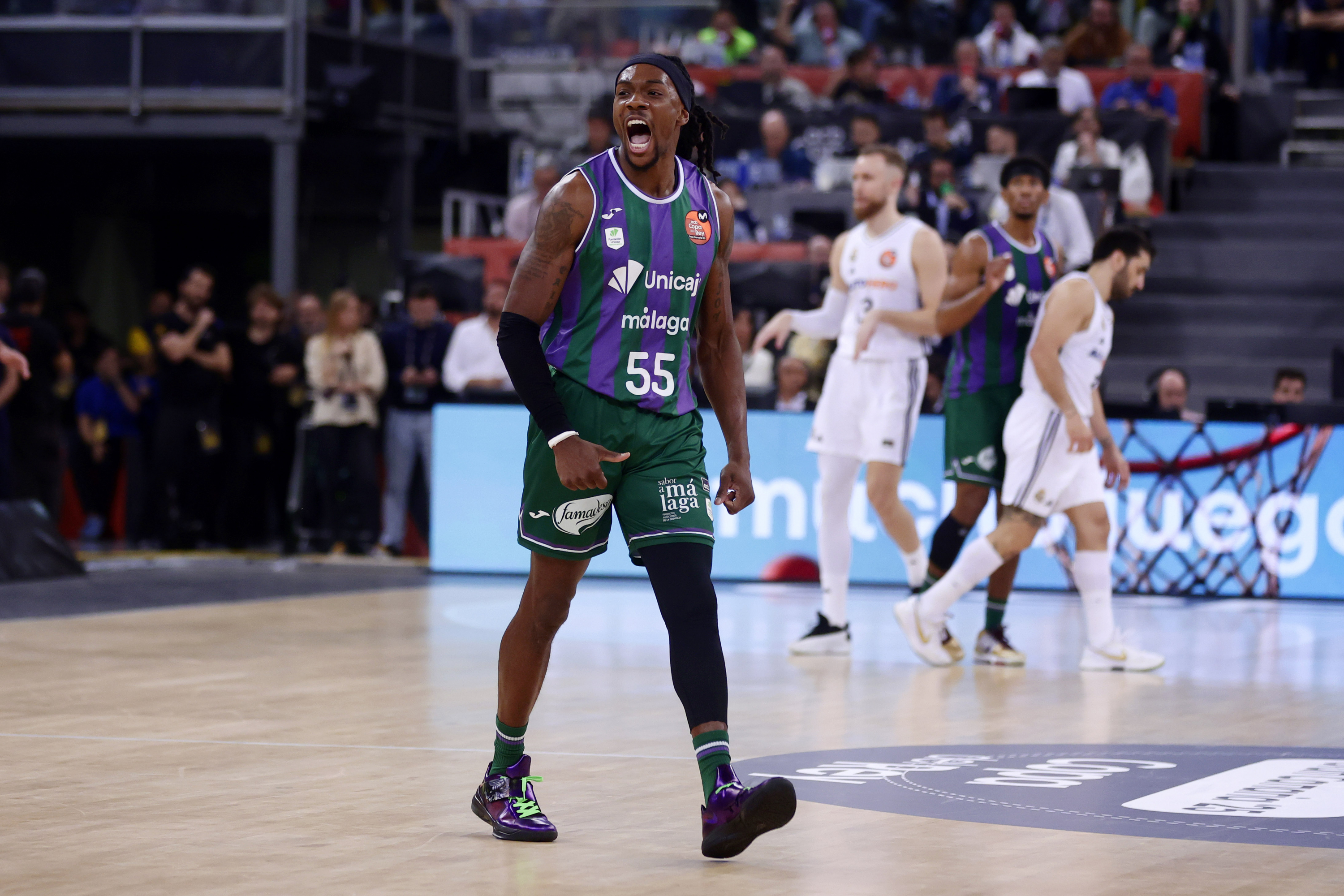 Perry, tras anotar un triple.
