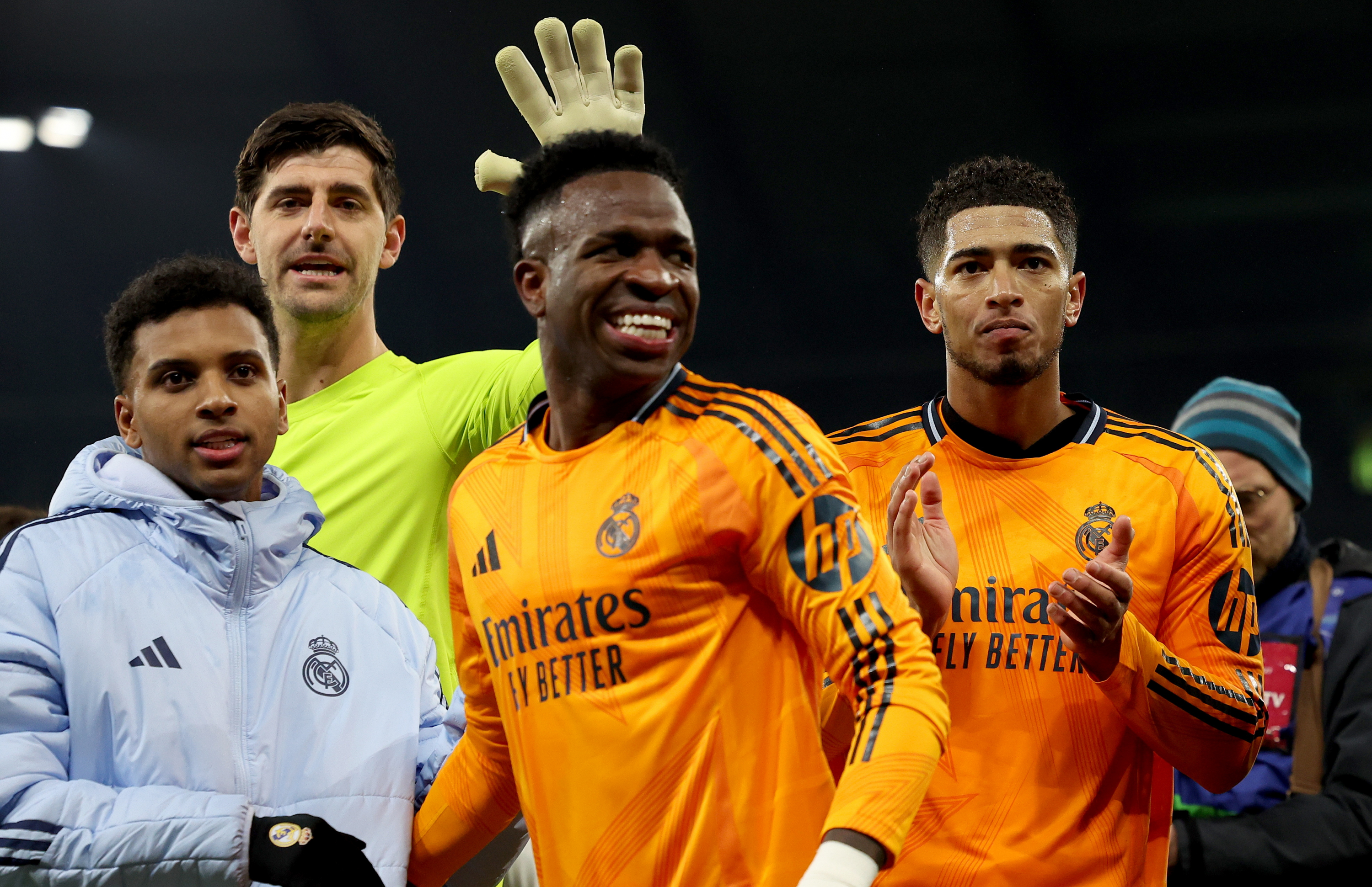 Courtois: "Para Vinicius no es fácil a todos los estadios"