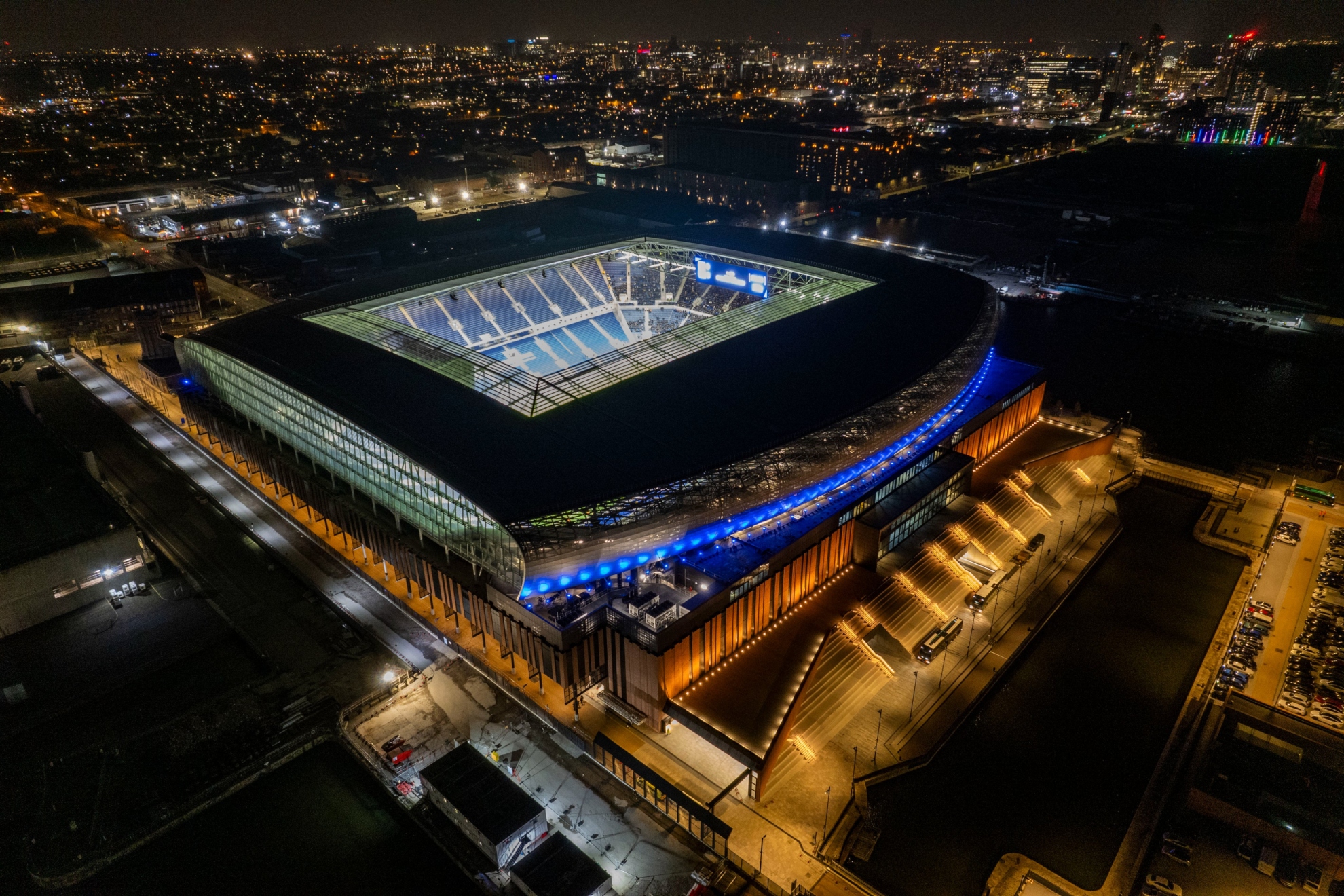 The new Everton stadium.