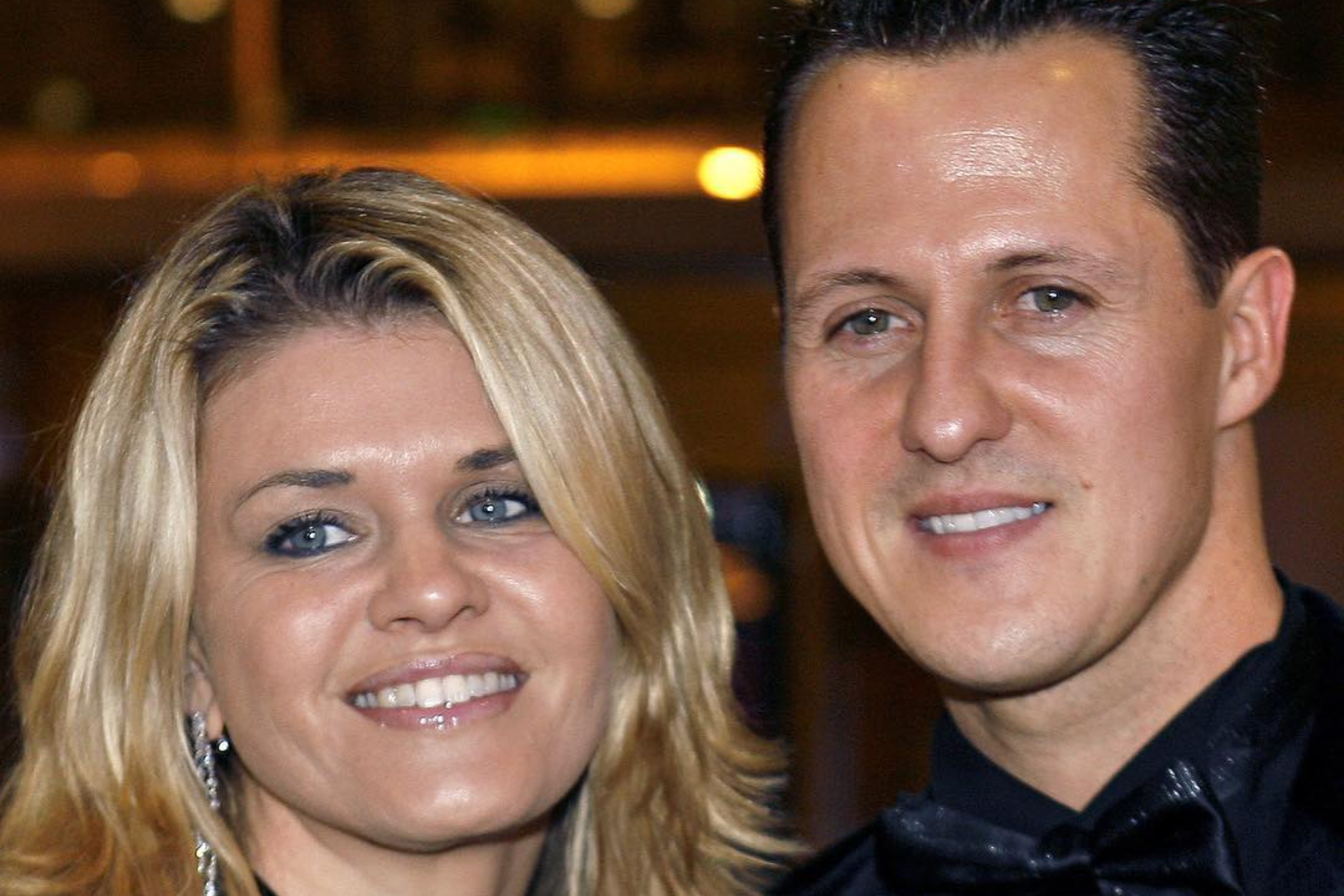 Corinna Schumacher, junto a su esposo Michael.