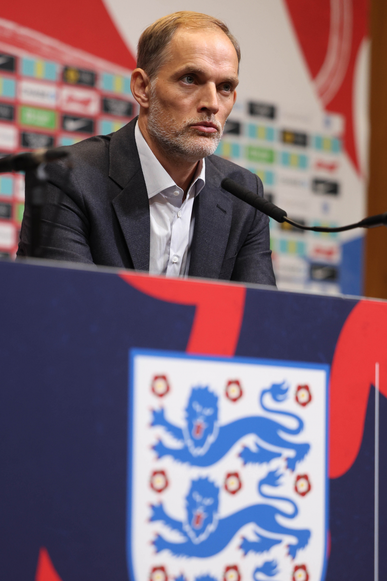 Tuchel, en rueda de prensa con Inglaterra.
