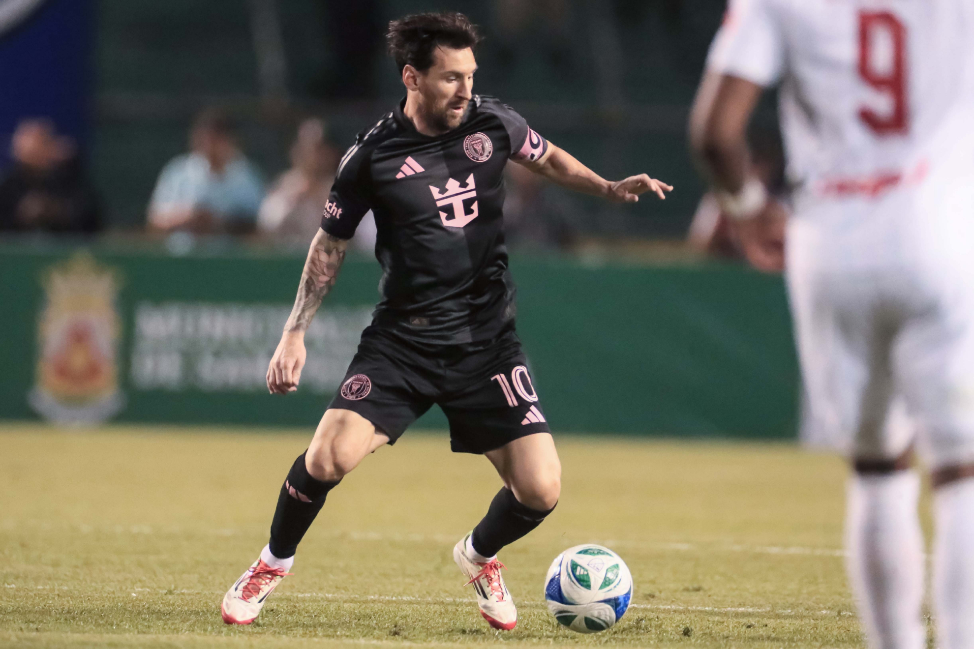 Messi, en el último partido de pretemporada del Inter.