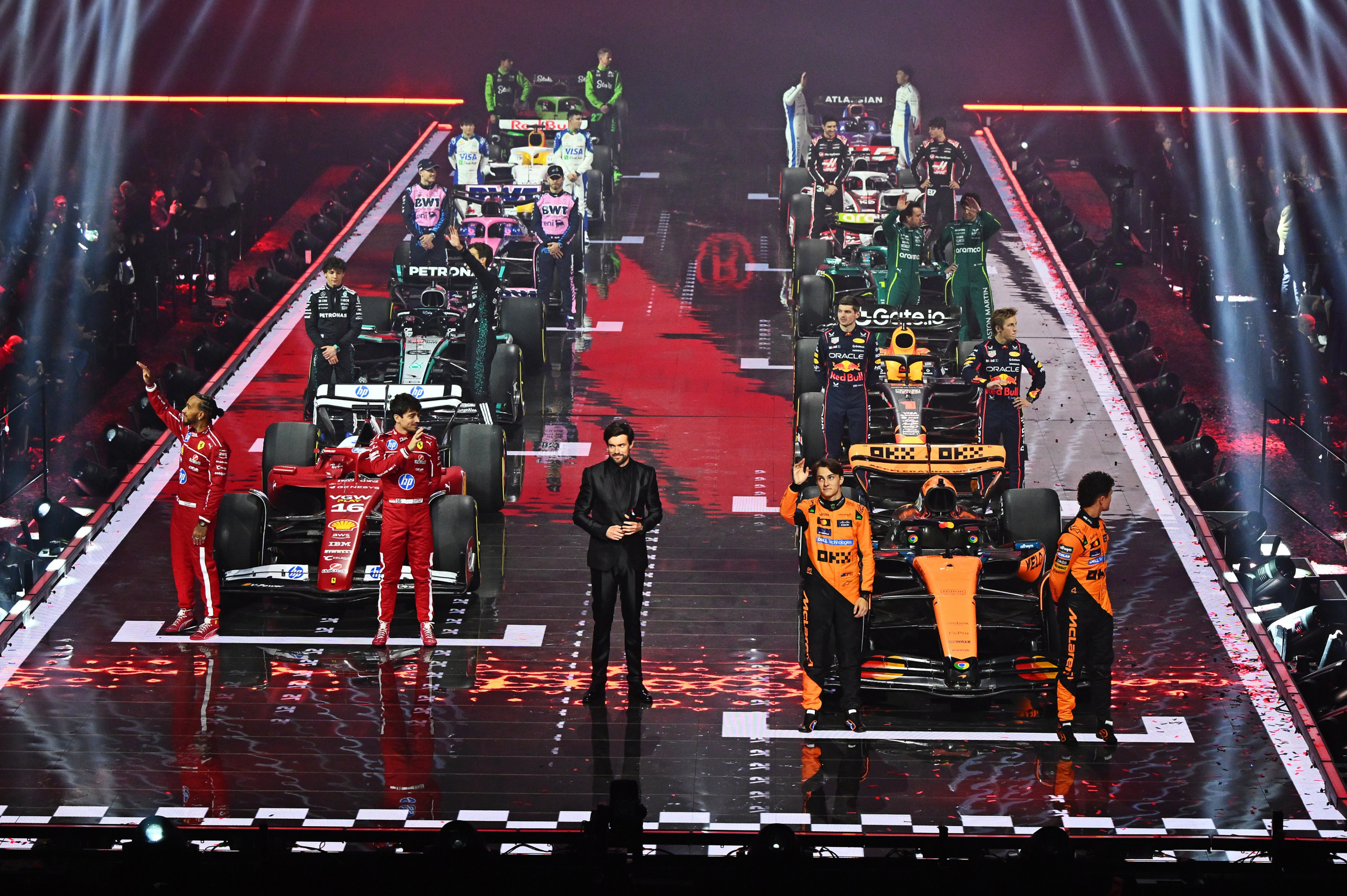 Foto de familia de la temporada de la F1.
