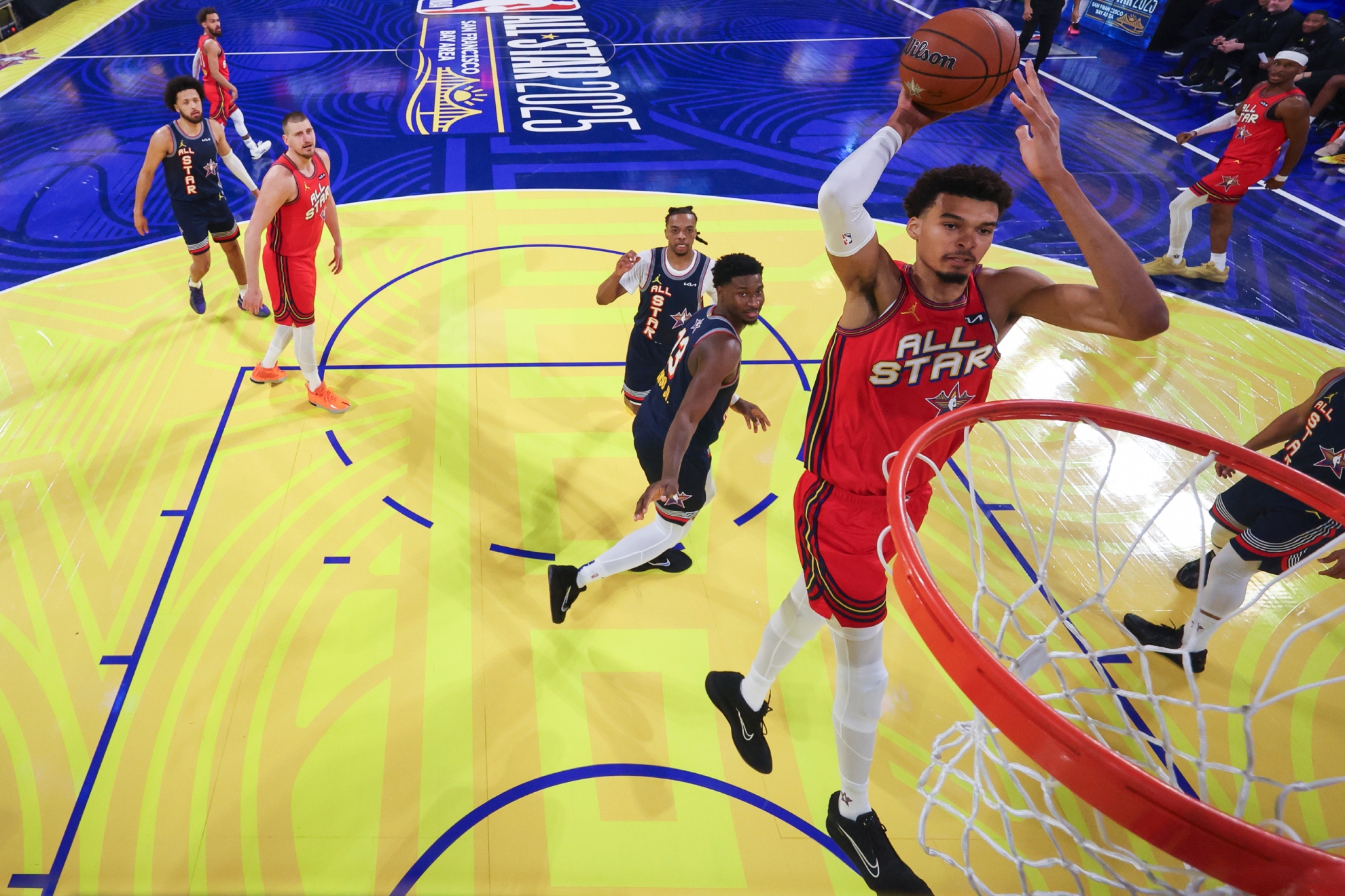 Wembanyama, durante el All Star Game.