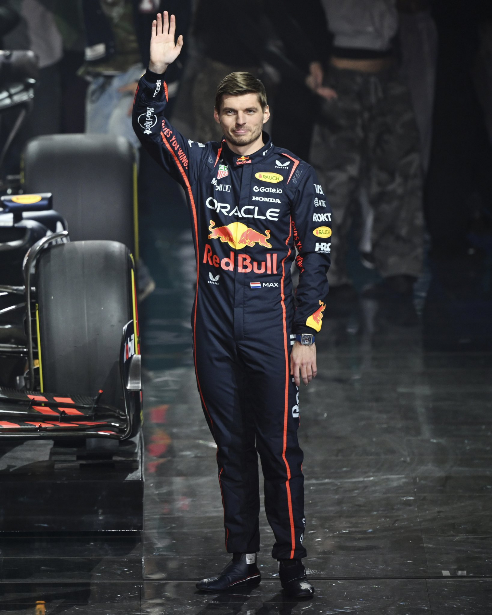 Verstappen, en el evento.