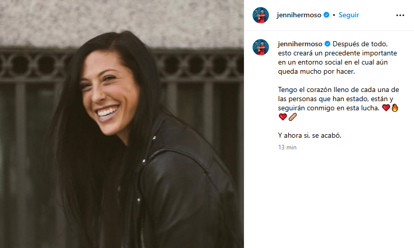 Palabras de Jenni Hermoso sobre la condena a Luis Rubiales