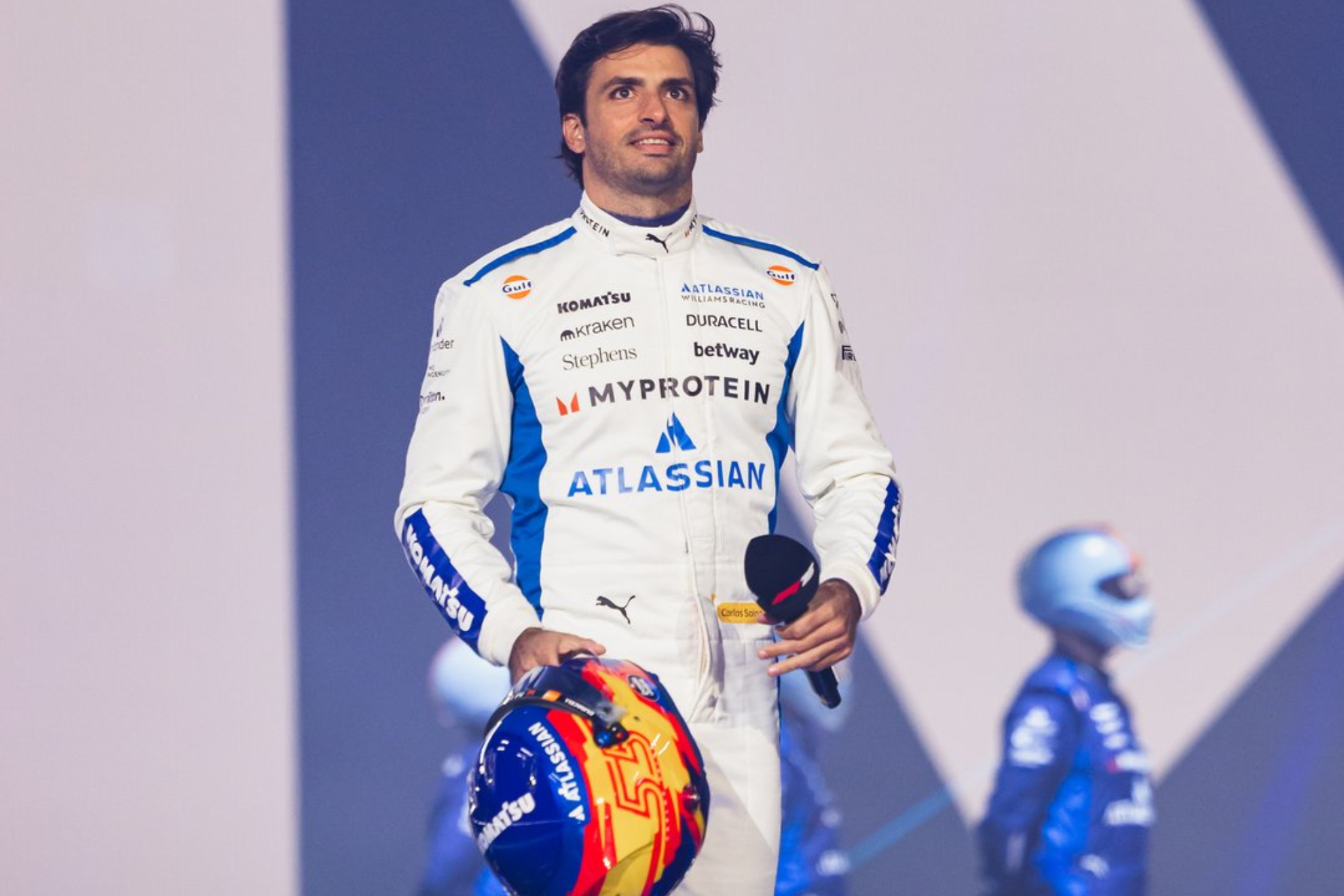 Sainz, en la presentación conjunta de la F1 en Londres.