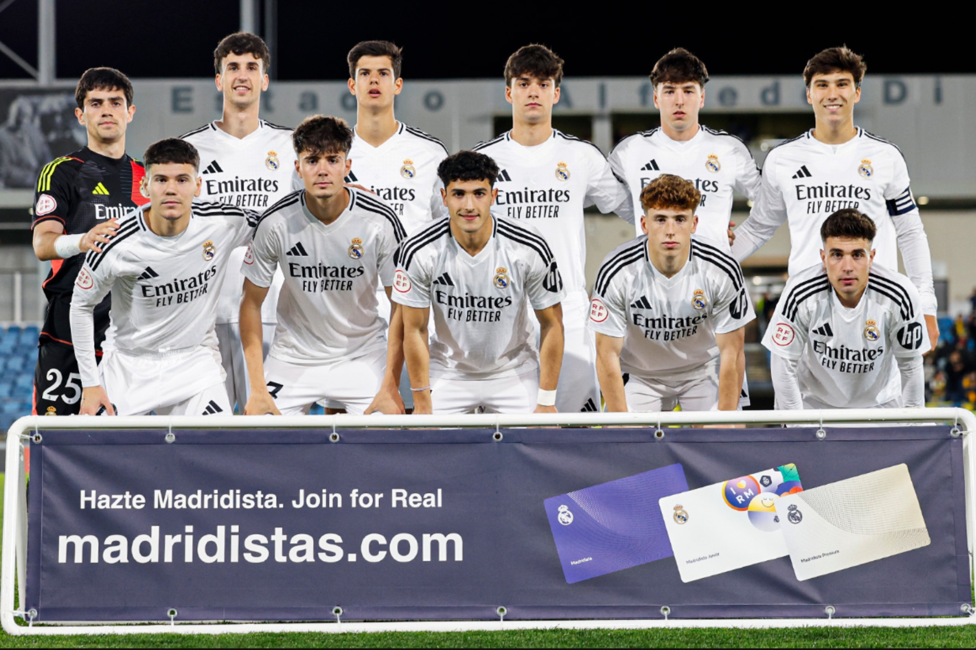 Último once del Castilla ante el Alcorcón, sin Fran González y con Mario de portero.