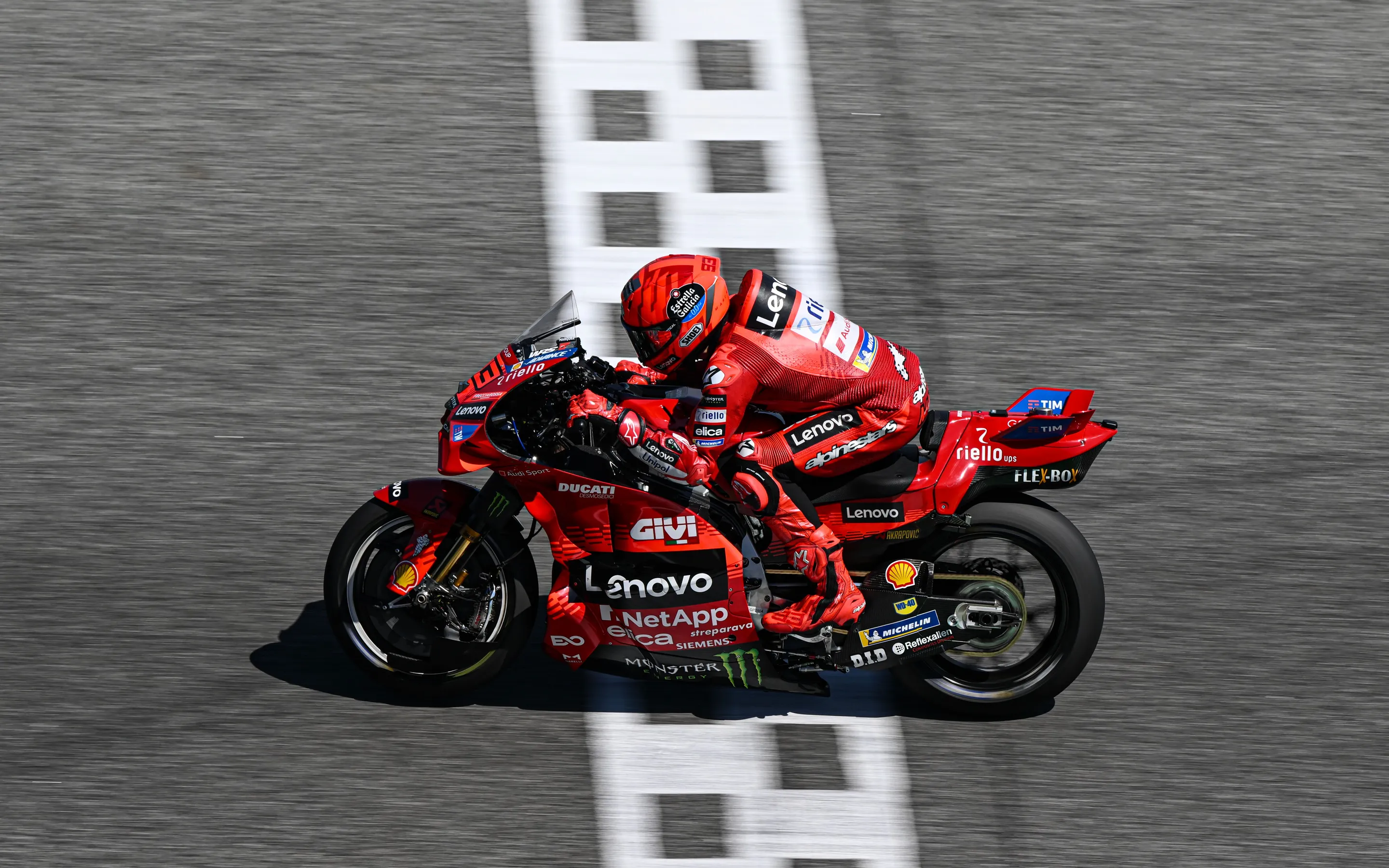 Marc Márquez, durante las pruebas de pretemporada, jugó en Buriram.