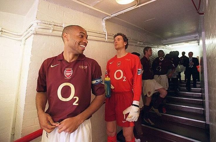 Lehmann y Henry en el viejo Highbury