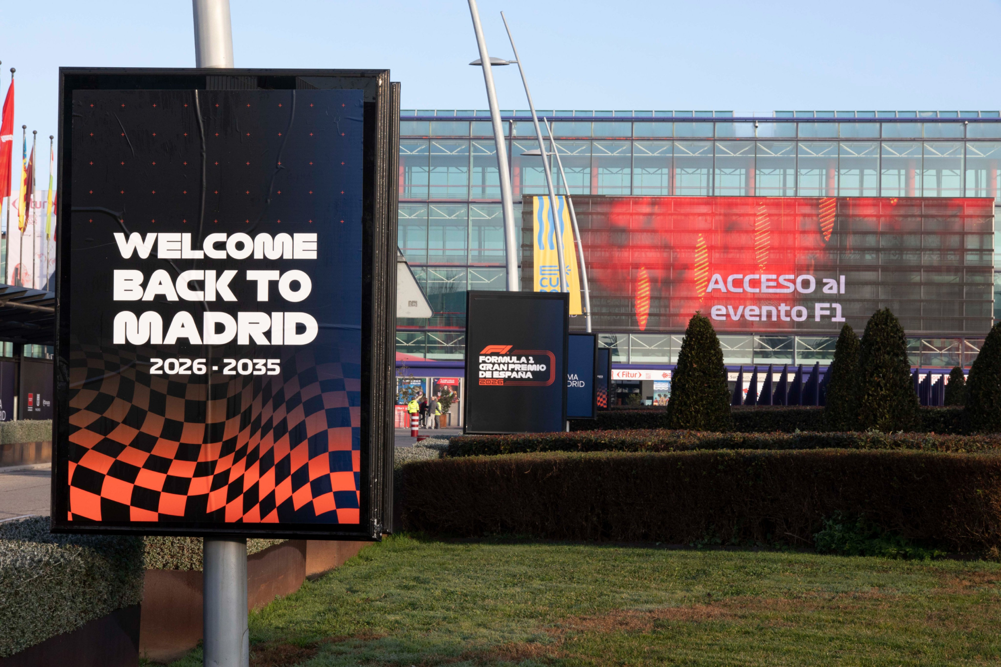 Presentación del Gran Premio de España de F1 en Madrid.