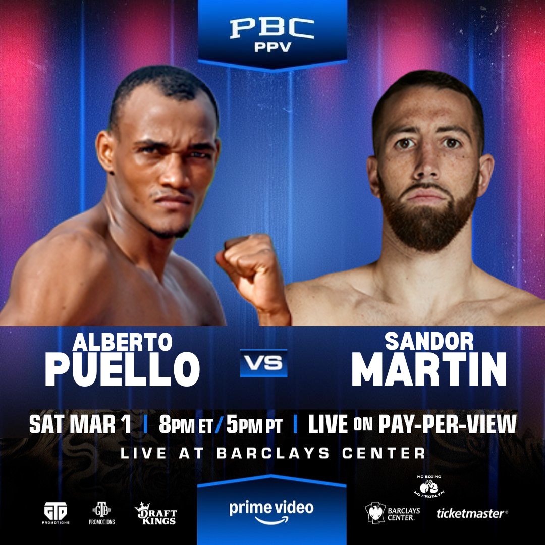 Poster de la pelea.