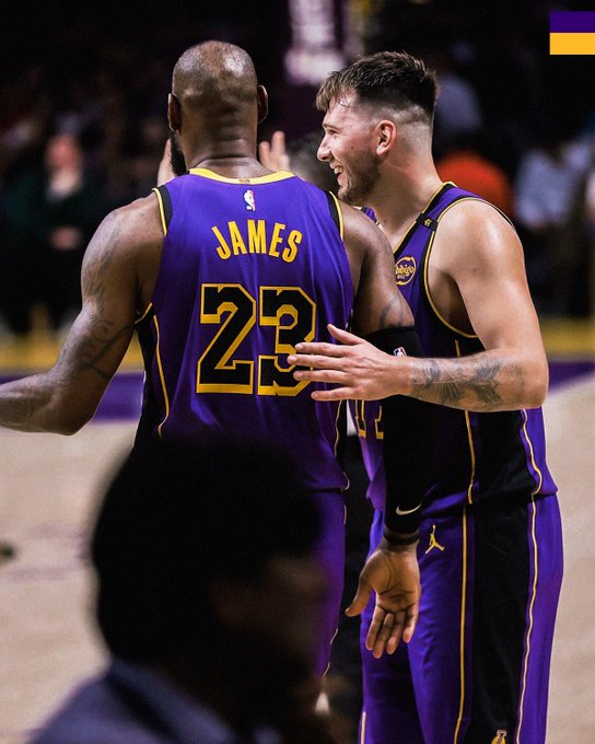 LeBron James fue clave en los Lakers para que Luka Doncic lograse su venganza púrpura