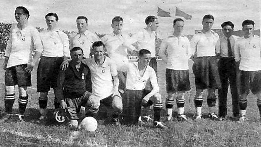 Real Unión de Irún en una fotografía de 1927