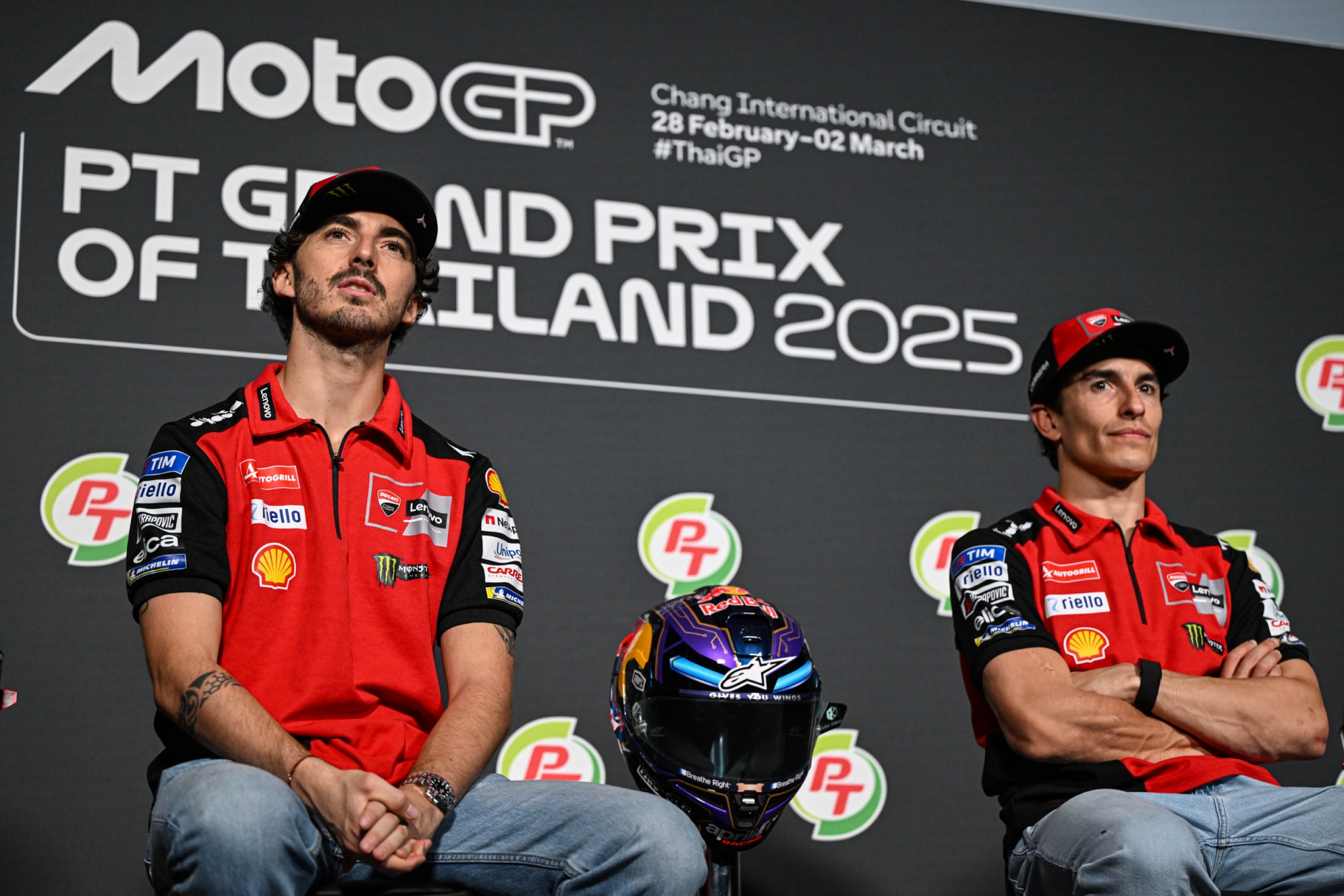 Pecco y Marc, en Tailandia.