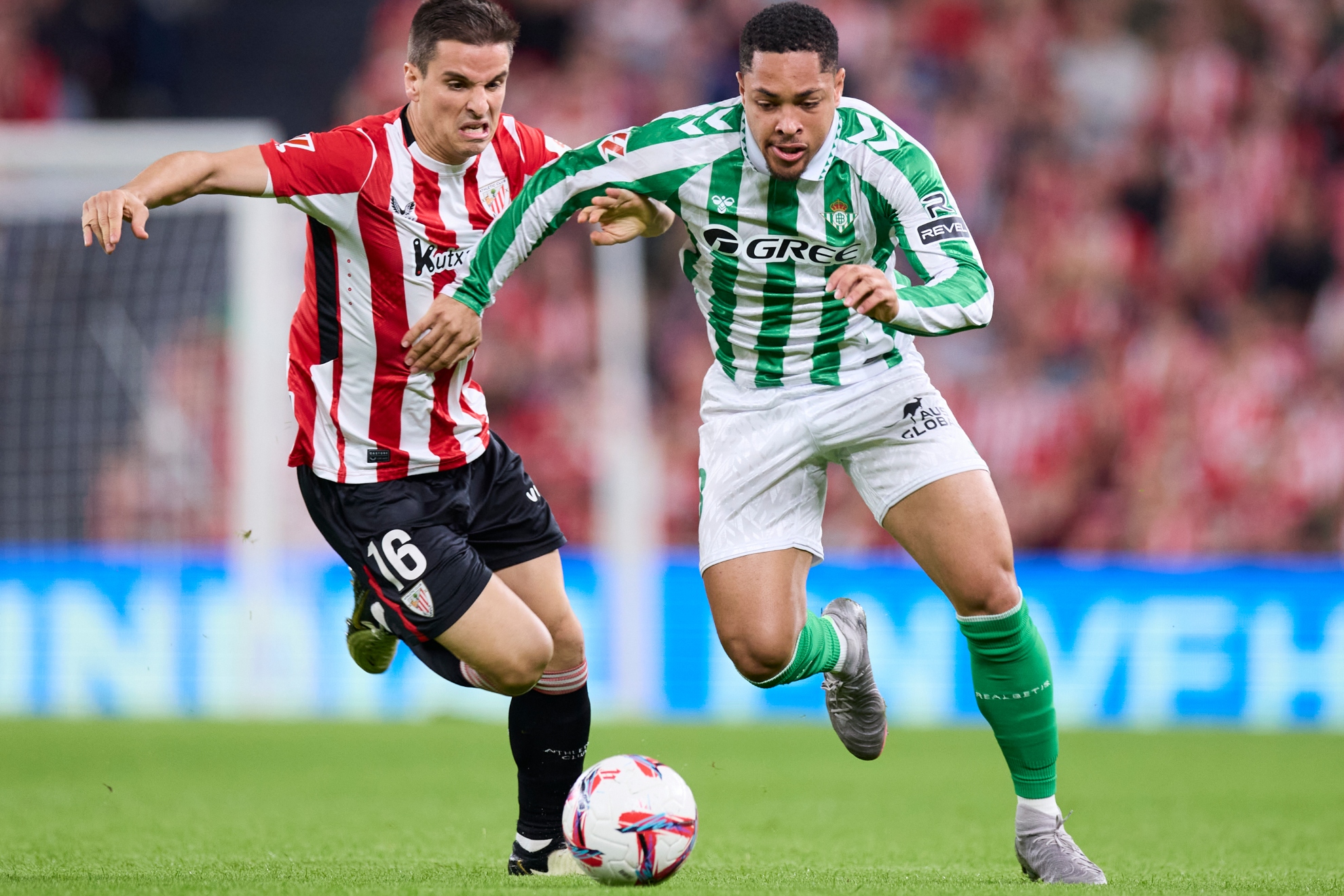Vitor Roque, en un partido ante el Athletic.