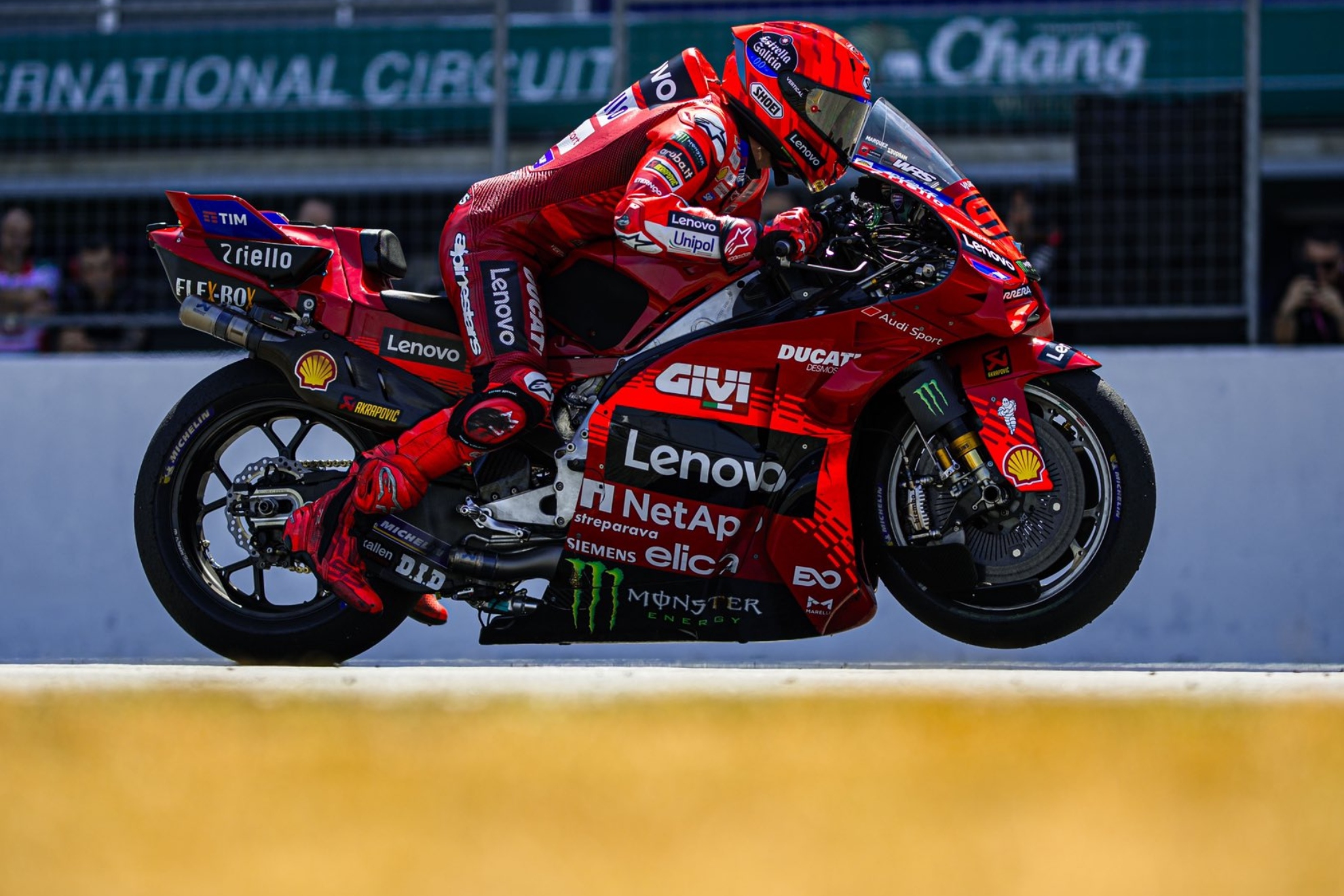 Marc Márquez, en Buriram.