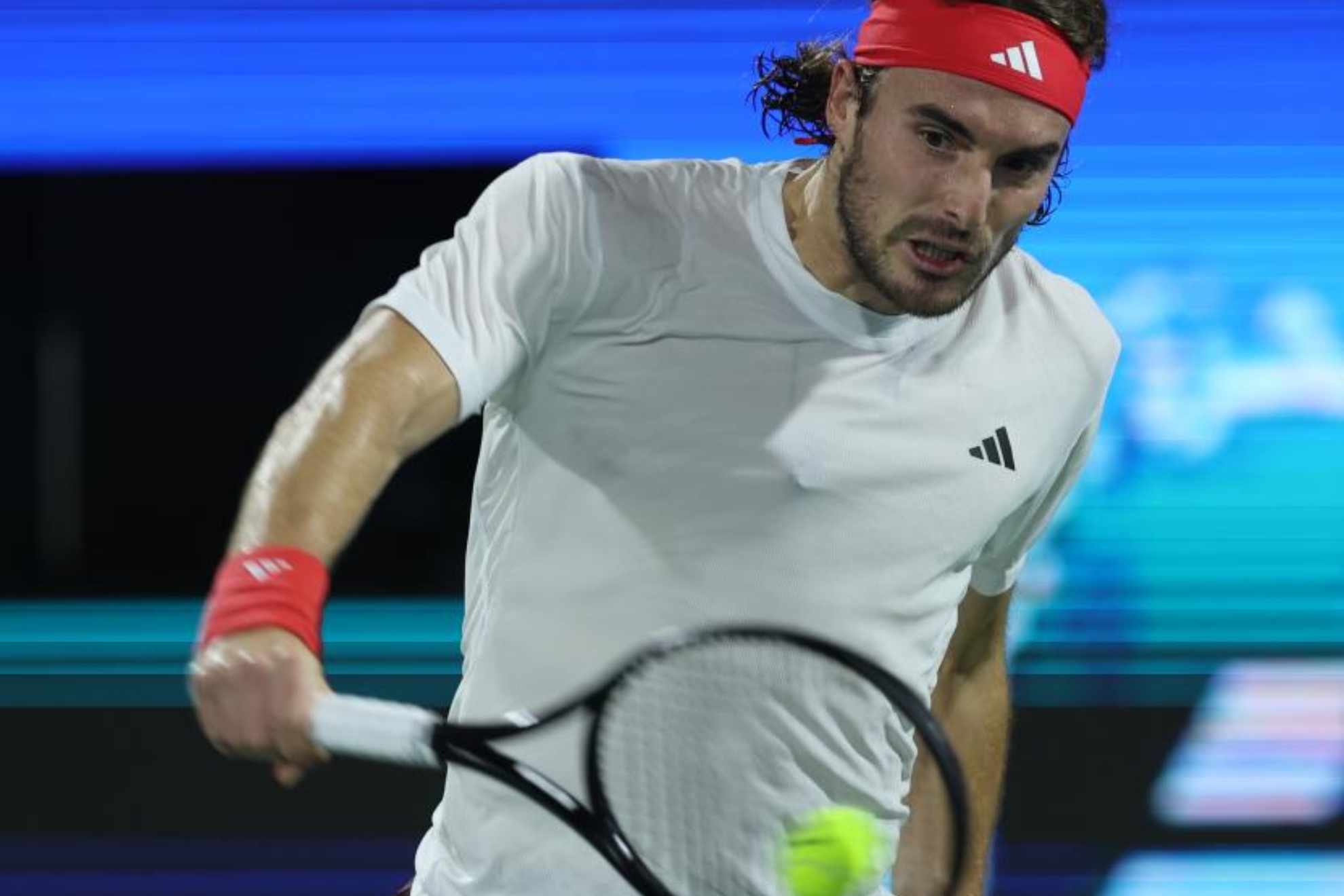 Tsitsipas, en un encuentro